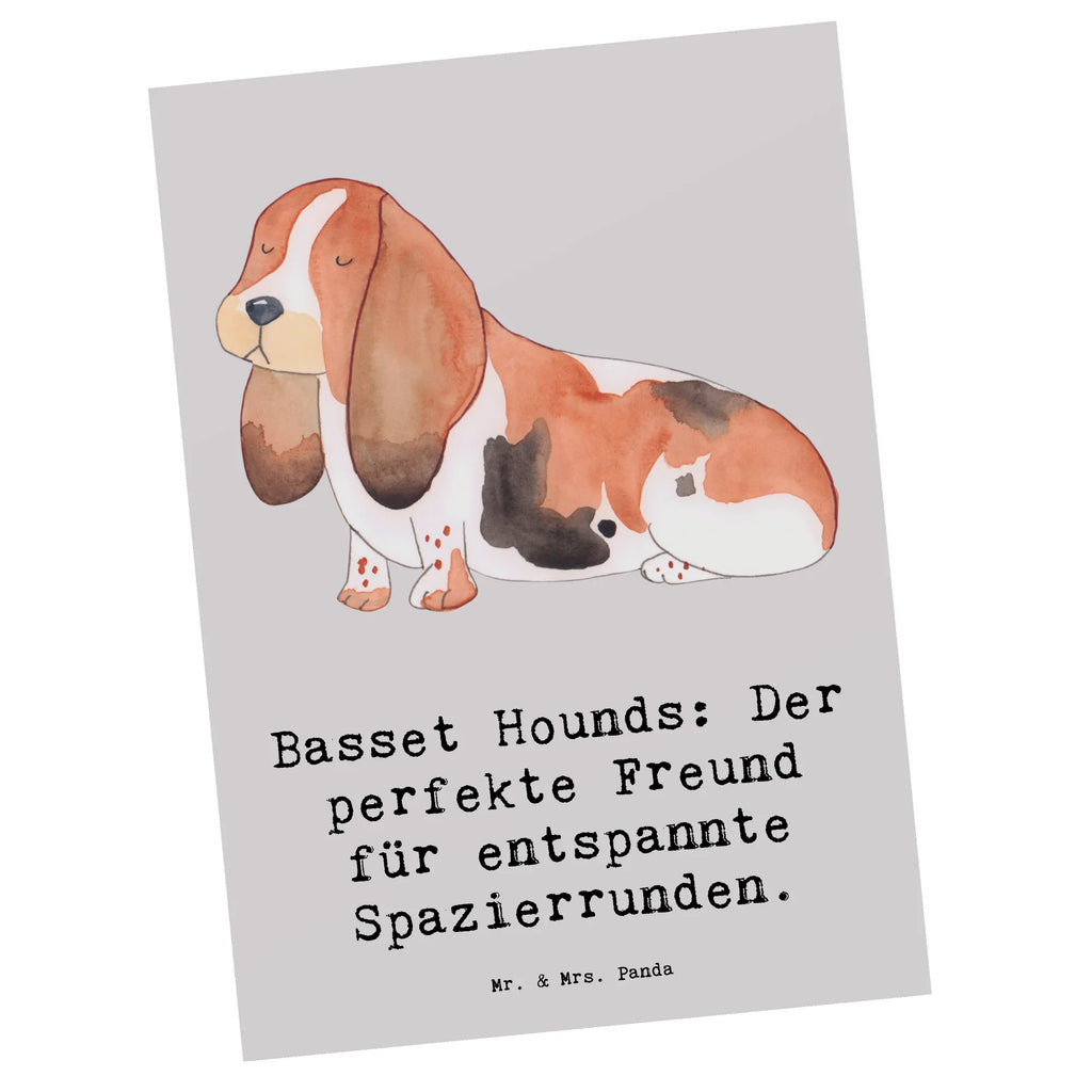 Postkarte Basset Hound Freund Postkarte, Karte, Geschenkkarte, Grußkarte, Einladung, Ansichtskarte, Geburtstagskarte, Einladungskarte, Dankeskarte, Ansichtskarten, Einladung Geburtstag, Einladungskarten Geburtstag, Hund, Hunderasse, Rassehund, Hundebesitzer, Geschenk, Tierfreund, Schenken, Welpe