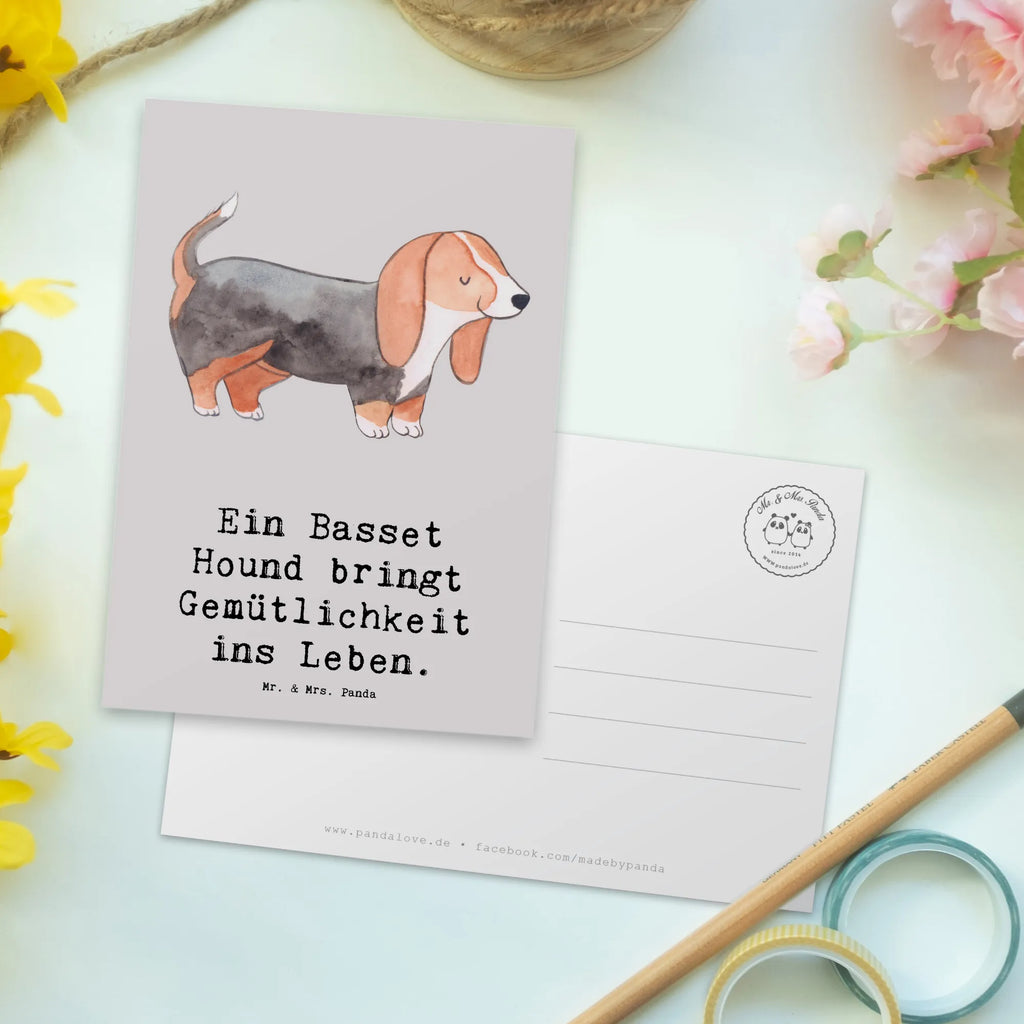 Postkarte Basset Hound Gemütlichkeit Postkarte, Karte, Geschenkkarte, Grußkarte, Einladung, Ansichtskarte, Geburtstagskarte, Einladungskarte, Dankeskarte, Ansichtskarten, Einladung Geburtstag, Einladungskarten Geburtstag, Hund, Hunderasse, Rassehund, Hundebesitzer, Geschenk, Tierfreund, Schenken, Welpe