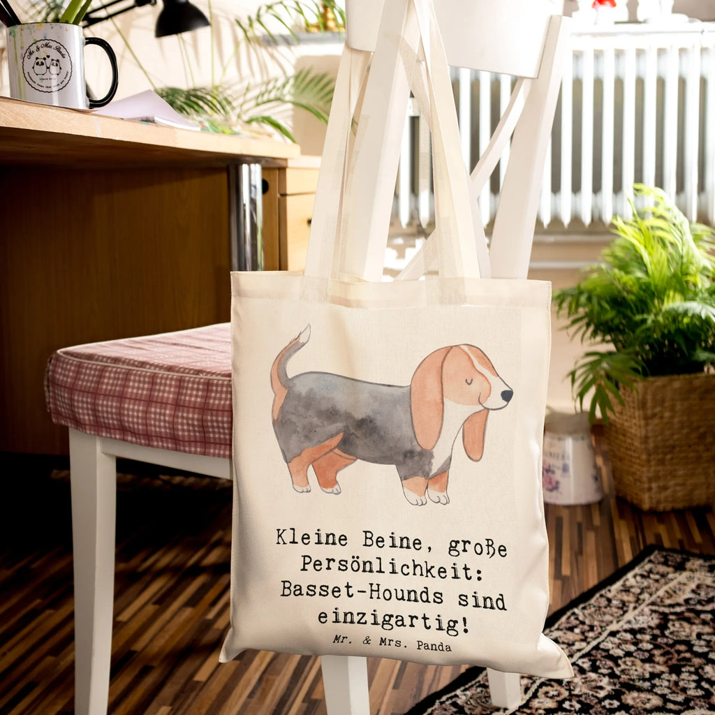 Tragetasche Basset Hound Persönlichkeit Beuteltasche, Beutel, Einkaufstasche, Jutebeutel, Stoffbeutel, Tasche, Shopper, Umhängetasche, Strandtasche, Schultertasche, Stofftasche, Tragetasche, Badetasche, Jutetasche, Einkaufstüte, Laptoptasche, Hund, Hunderasse, Rassehund, Hundebesitzer, Geschenk, Tierfreund, Schenken, Welpe