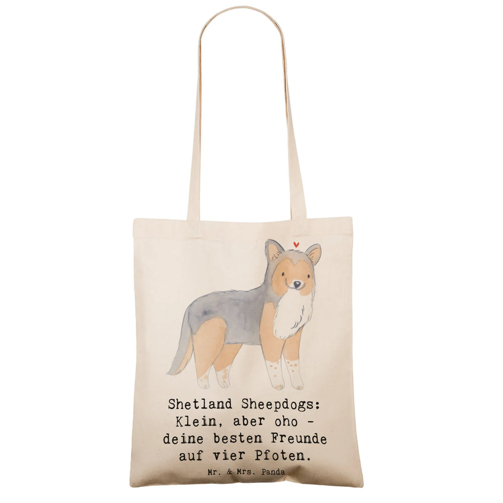 Tragetasche Shetland Sheepdog Freunde Beuteltasche, Beutel, Einkaufstasche, Jutebeutel, Stoffbeutel, Tasche, Shopper, Umhängetasche, Strandtasche, Schultertasche, Stofftasche, Tragetasche, Badetasche, Jutetasche, Einkaufstüte, Laptoptasche, Hund, Hunderasse, Rassehund, Hundebesitzer, Geschenk, Tierfreund, Schenken, Welpe