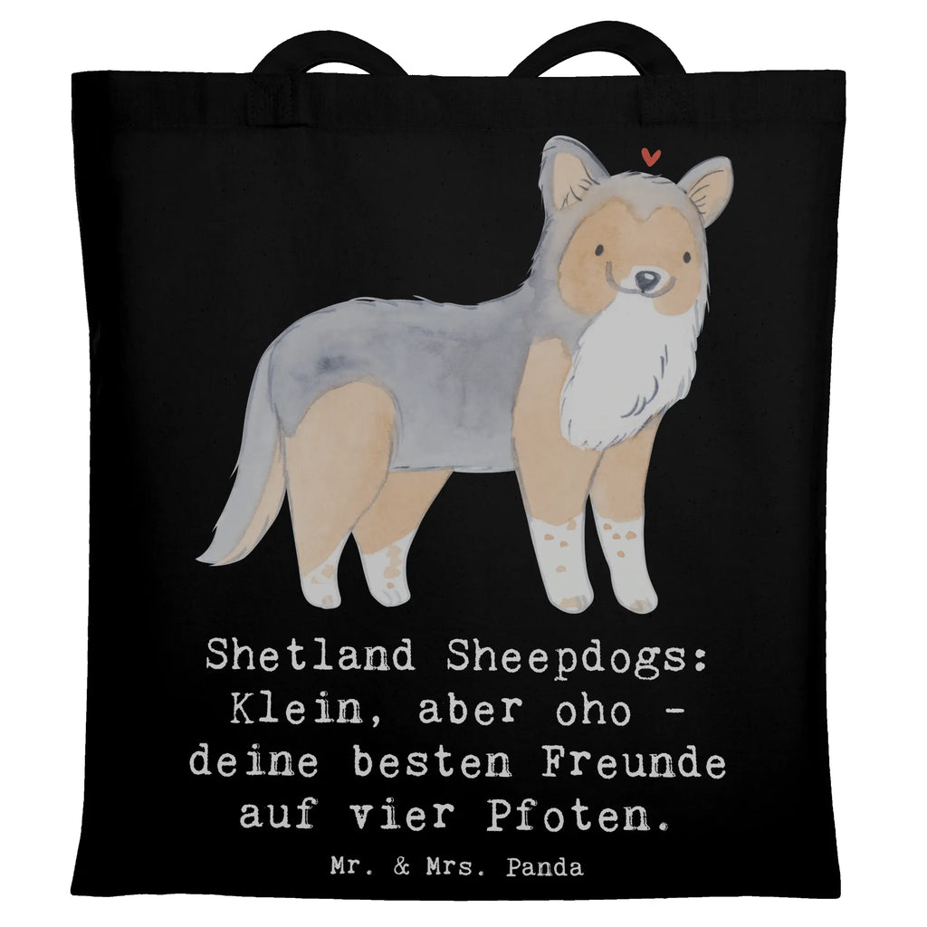 Tragetasche Shetland Sheepdog Freunde Beuteltasche, Beutel, Einkaufstasche, Jutebeutel, Stoffbeutel, Tasche, Shopper, Umhängetasche, Strandtasche, Schultertasche, Stofftasche, Tragetasche, Badetasche, Jutetasche, Einkaufstüte, Laptoptasche, Hund, Hunderasse, Rassehund, Hundebesitzer, Geschenk, Tierfreund, Schenken, Welpe