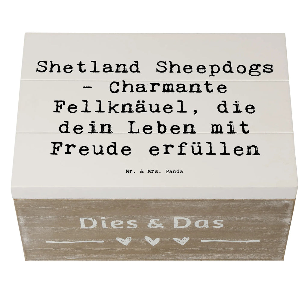 Holzkiste Spruch Shetland Sheepdog Glücksbringer Holzkiste, Kiste, Schatzkiste, Truhe, Schatulle, XXL, Erinnerungsbox, Erinnerungskiste, Dekokiste, Aufbewahrungsbox, Geschenkbox, Geschenkdose, Hund, Hunderasse, Rassehund, Hundebesitzer, Geschenk, Tierfreund, Schenken, Welpe