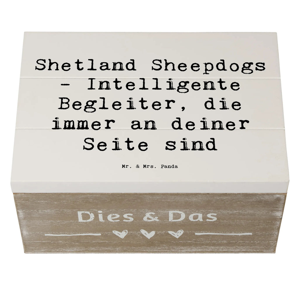 Holzkiste Spruch Shetland Sheepdog Freund Holzkiste, Kiste, Schatzkiste, Truhe, Schatulle, XXL, Erinnerungsbox, Erinnerungskiste, Dekokiste, Aufbewahrungsbox, Geschenkbox, Geschenkdose, Hund, Hunderasse, Rassehund, Hundebesitzer, Geschenk, Tierfreund, Schenken, Welpe