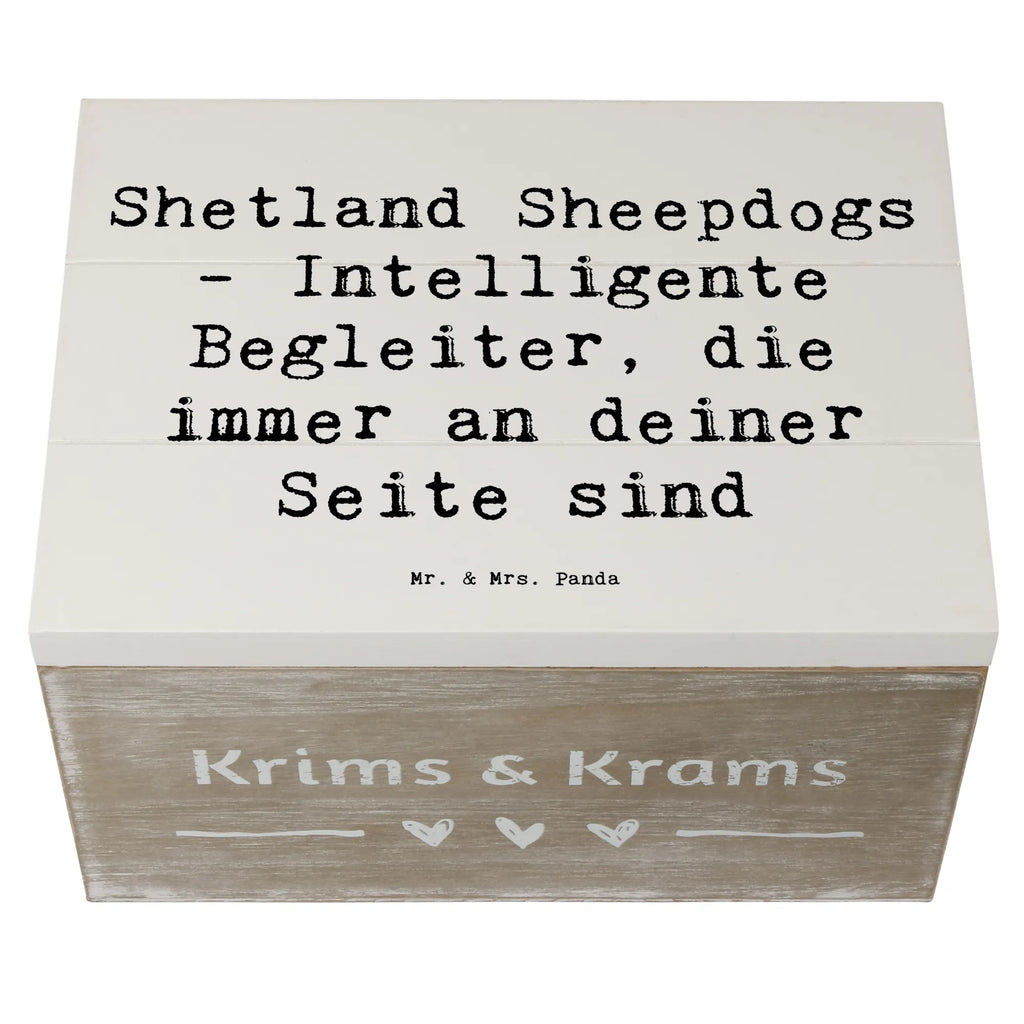 Holzkiste Spruch Shetland Sheepdog Freund Holzkiste, Kiste, Schatzkiste, Truhe, Schatulle, XXL, Erinnerungsbox, Erinnerungskiste, Dekokiste, Aufbewahrungsbox, Geschenkbox, Geschenkdose, Hund, Hunderasse, Rassehund, Hundebesitzer, Geschenk, Tierfreund, Schenken, Welpe