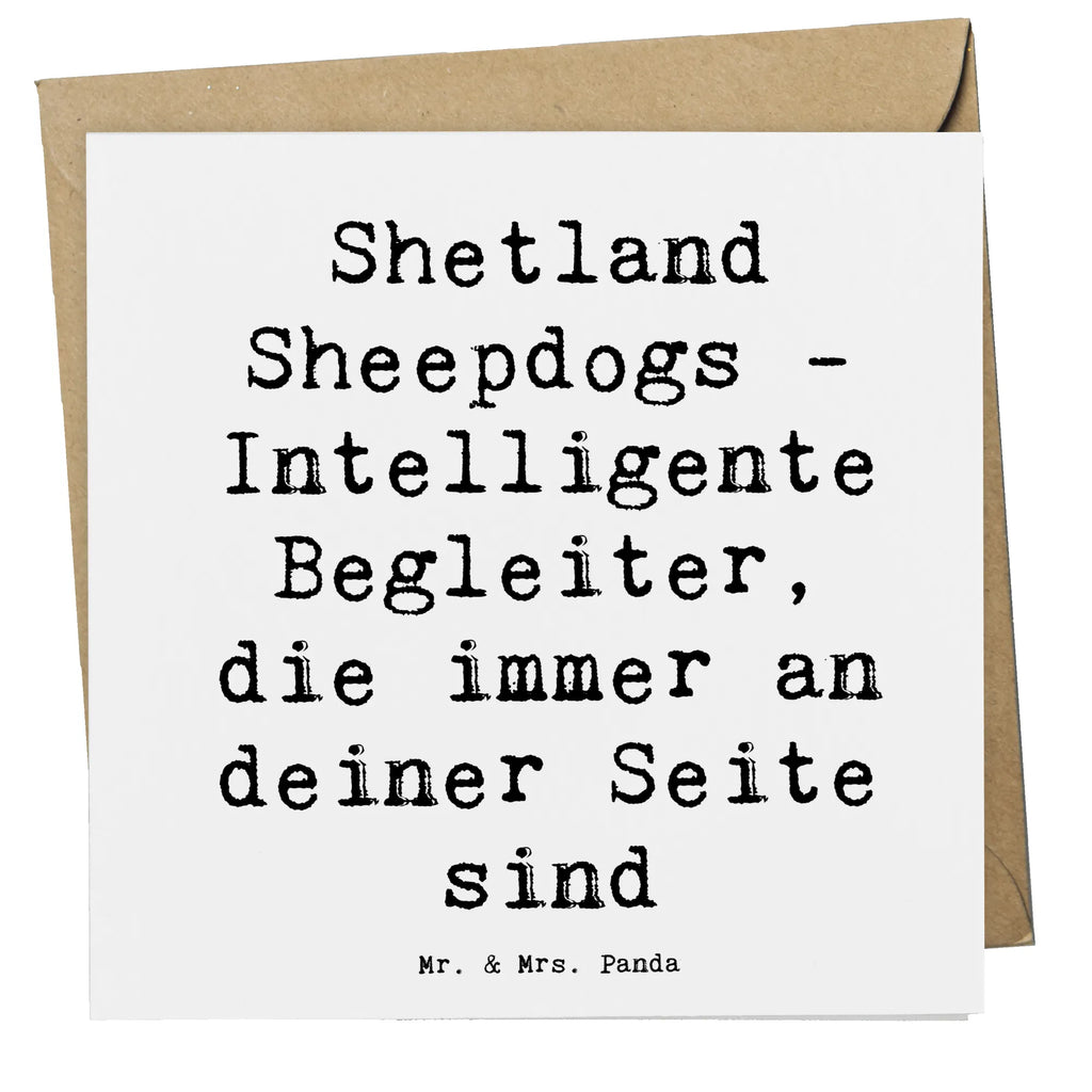 Deluxe Karte Spruch Shetland Sheepdog Freund Karte, Grußkarte, Klappkarte, Einladungskarte, Glückwunschkarte, Hochzeitskarte, Geburtstagskarte, Hochwertige Grußkarte, Hochwertige Klappkarte, Hund, Hunderasse, Rassehund, Hundebesitzer, Geschenk, Tierfreund, Schenken, Welpe