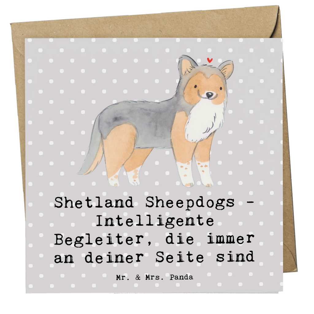 Deluxe Karte Shetland Sheepdog Freund Karte, Grußkarte, Klappkarte, Einladungskarte, Glückwunschkarte, Hochzeitskarte, Geburtstagskarte, Hochwertige Grußkarte, Hochwertige Klappkarte, Hund, Hunderasse, Rassehund, Hundebesitzer, Geschenk, Tierfreund, Schenken, Welpe