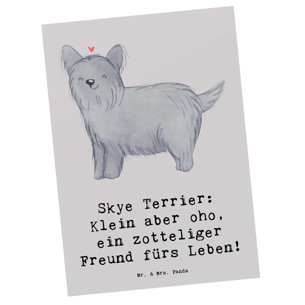 Postkarte Skye Terrier Freund Postkarte, Karte, Geschenkkarte, Grußkarte, Einladung, Ansichtskarte, Geburtstagskarte, Einladungskarte, Dankeskarte, Ansichtskarten, Einladung Geburtstag, Einladungskarten Geburtstag, Hund, Hunderasse, Rassehund, Hundebesitzer, Geschenk, Tierfreund, Schenken, Welpe