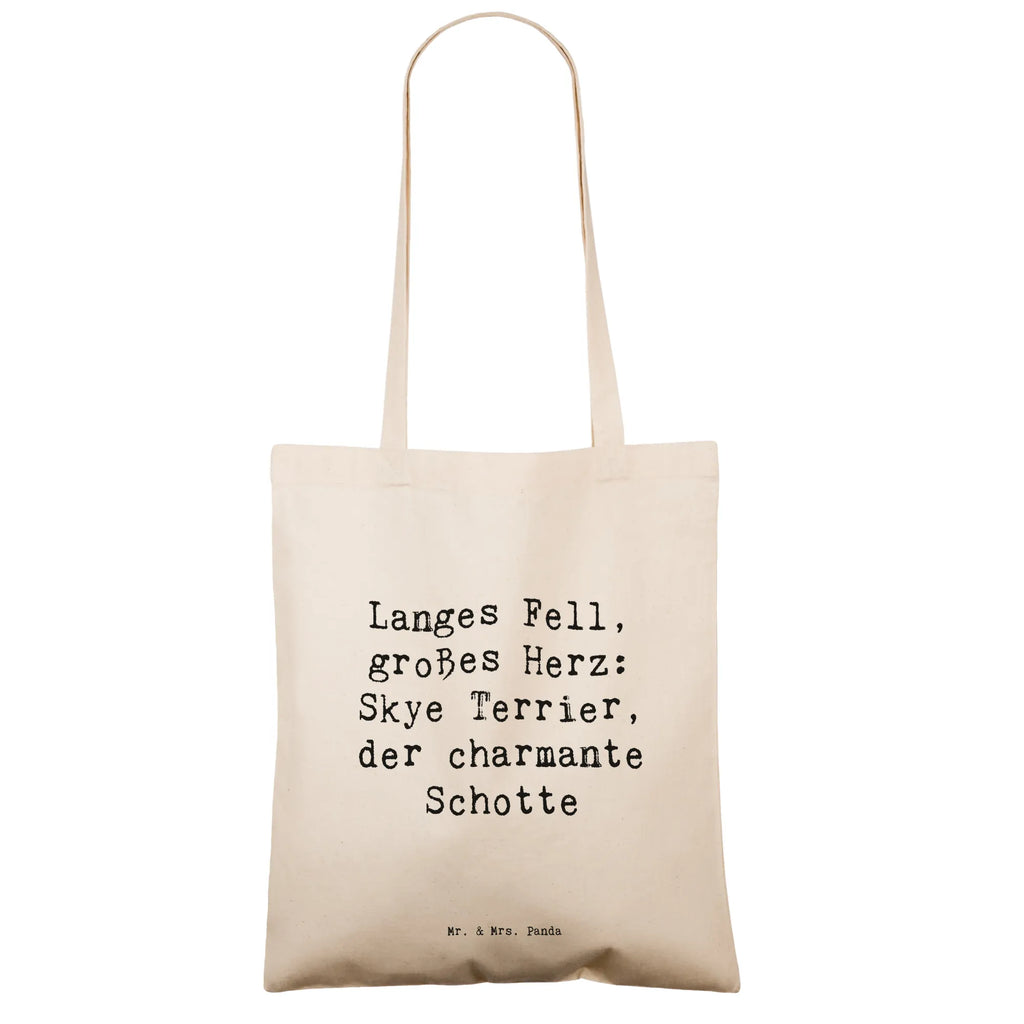 Tragetasche Spruch Skye Terrier Beuteltasche, Beutel, Einkaufstasche, Jutebeutel, Stoffbeutel, Tasche, Shopper, Umhängetasche, Strandtasche, Schultertasche, Stofftasche, Tragetasche, Badetasche, Jutetasche, Einkaufstüte, Laptoptasche, Hund, Hunderasse, Rassehund, Hundebesitzer, Geschenk, Tierfreund, Schenken, Welpe