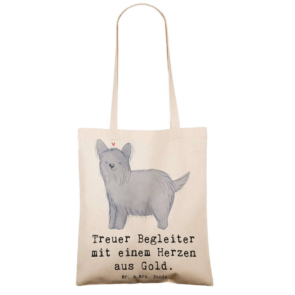 Tragetasche Skye Terrier Herz Beuteltasche, Beutel, Einkaufstasche, Jutebeutel, Stoffbeutel, Tasche, Shopper, Umhängetasche, Strandtasche, Schultertasche, Stofftasche, Tragetasche, Badetasche, Jutetasche, Einkaufstüte, Laptoptasche, Hund, Hunderasse, Rassehund, Hundebesitzer, Geschenk, Tierfreund, Schenken, Welpe