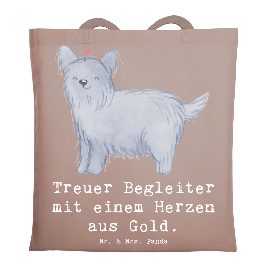 Tragetasche Skye Terrier Herz Beuteltasche, Beutel, Einkaufstasche, Jutebeutel, Stoffbeutel, Tasche, Shopper, Umhängetasche, Strandtasche, Schultertasche, Stofftasche, Tragetasche, Badetasche, Jutetasche, Einkaufstüte, Laptoptasche, Hund, Hunderasse, Rassehund, Hundebesitzer, Geschenk, Tierfreund, Schenken, Welpe