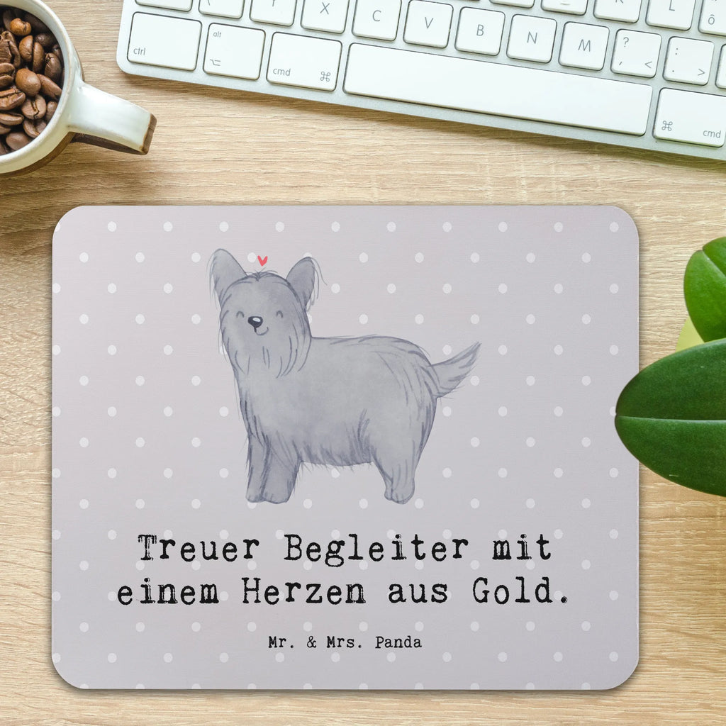 Mauspad Skye Terrier Herz Mousepad, Computer zubehör, Büroausstattung, PC Zubehör, Arbeitszimmer, Mauspad, Einzigartiges Mauspad, Designer Mauspad, Mausunterlage, Mauspad Büro, Hund, Hunderasse, Rassehund, Hundebesitzer, Geschenk, Tierfreund, Schenken, Welpe