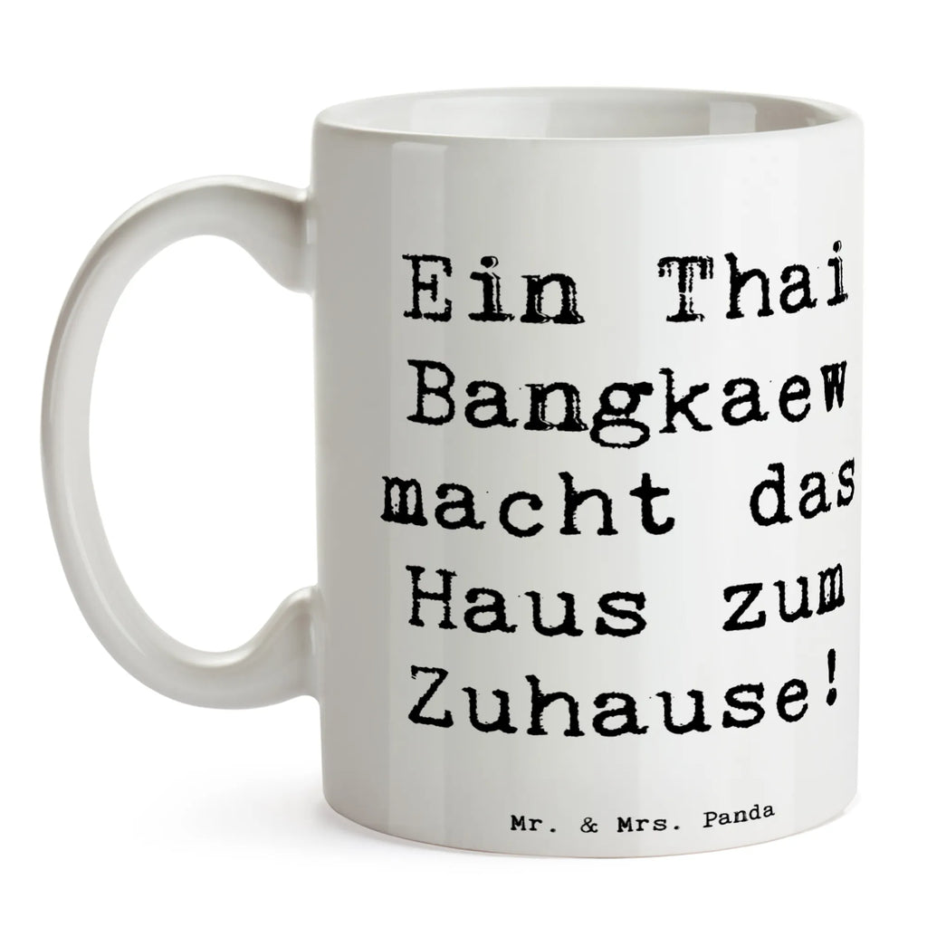 Tasse Spruch Thai Bangkaew Zuhause Tasse, Kaffeetasse, Teetasse, Becher, Kaffeebecher, Teebecher, Keramiktasse, Porzellantasse, Büro Tasse, Geschenk Tasse, Tasse Sprüche, Tasse Motive, Kaffeetassen, Tasse bedrucken, Designer Tasse, Cappuccino Tassen, Schöne Teetassen, Hund, Hunderasse, Rassehund, Hundebesitzer, Geschenk, Tierfreund, Schenken, Welpe