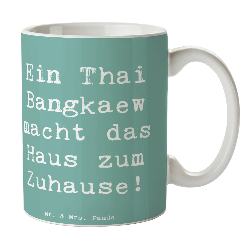 Tasse Spruch Thai Bangkaew Zuhause Tasse, Kaffeetasse, Teetasse, Becher, Kaffeebecher, Teebecher, Keramiktasse, Porzellantasse, Büro Tasse, Geschenk Tasse, Tasse Sprüche, Tasse Motive, Kaffeetassen, Tasse bedrucken, Designer Tasse, Cappuccino Tassen, Schöne Teetassen, Hund, Hunderasse, Rassehund, Hundebesitzer, Geschenk, Tierfreund, Schenken, Welpe