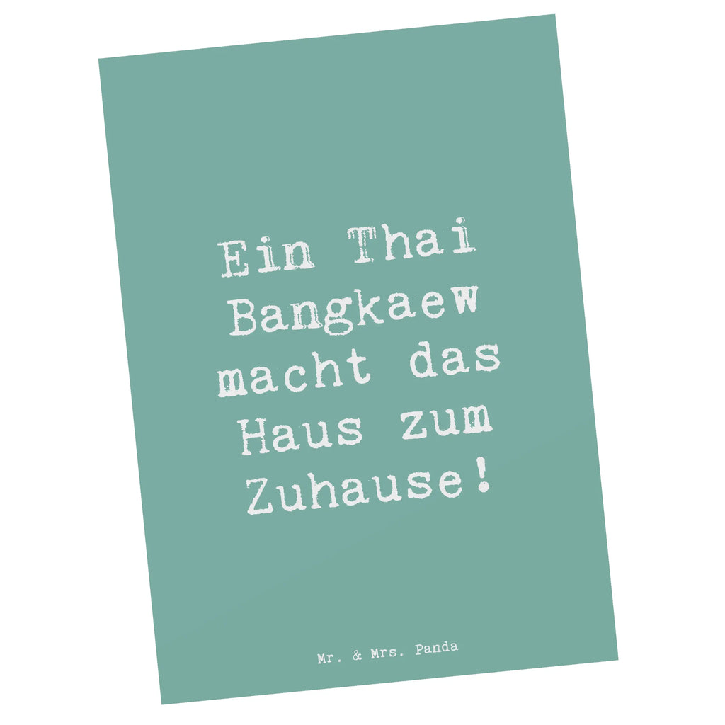 Postkarte Spruch Thai Bangkaew Zuhause Postkarte, Karte, Geschenkkarte, Grußkarte, Einladung, Ansichtskarte, Geburtstagskarte, Einladungskarte, Dankeskarte, Ansichtskarten, Einladung Geburtstag, Einladungskarten Geburtstag, Hund, Hunderasse, Rassehund, Hundebesitzer, Geschenk, Tierfreund, Schenken, Welpe