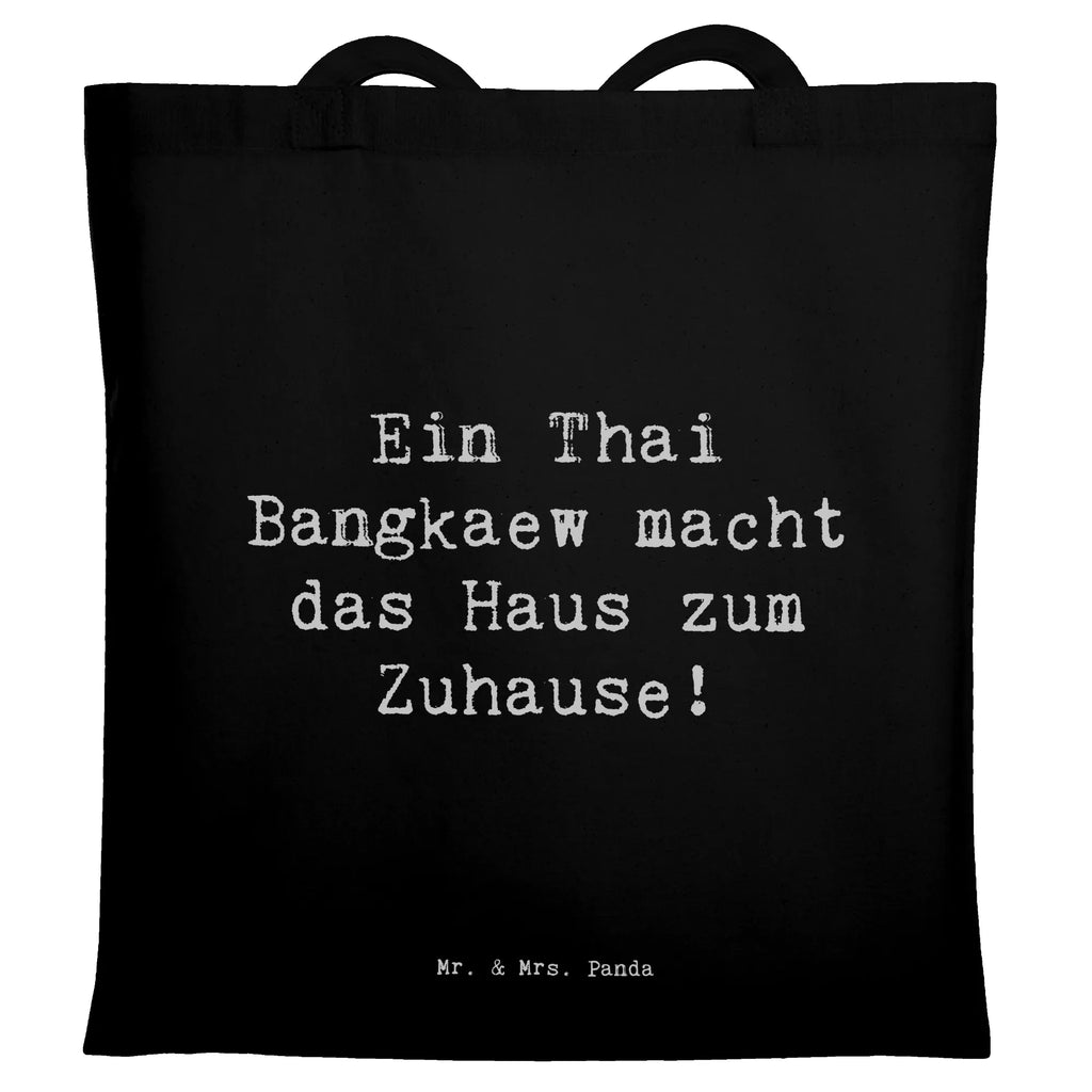 Tragetasche Spruch Thai Bangkaew Zuhause Beuteltasche, Beutel, Einkaufstasche, Jutebeutel, Stoffbeutel, Tasche, Shopper, Umhängetasche, Strandtasche, Schultertasche, Stofftasche, Tragetasche, Badetasche, Jutetasche, Einkaufstüte, Laptoptasche, Hund, Hunderasse, Rassehund, Hundebesitzer, Geschenk, Tierfreund, Schenken, Welpe