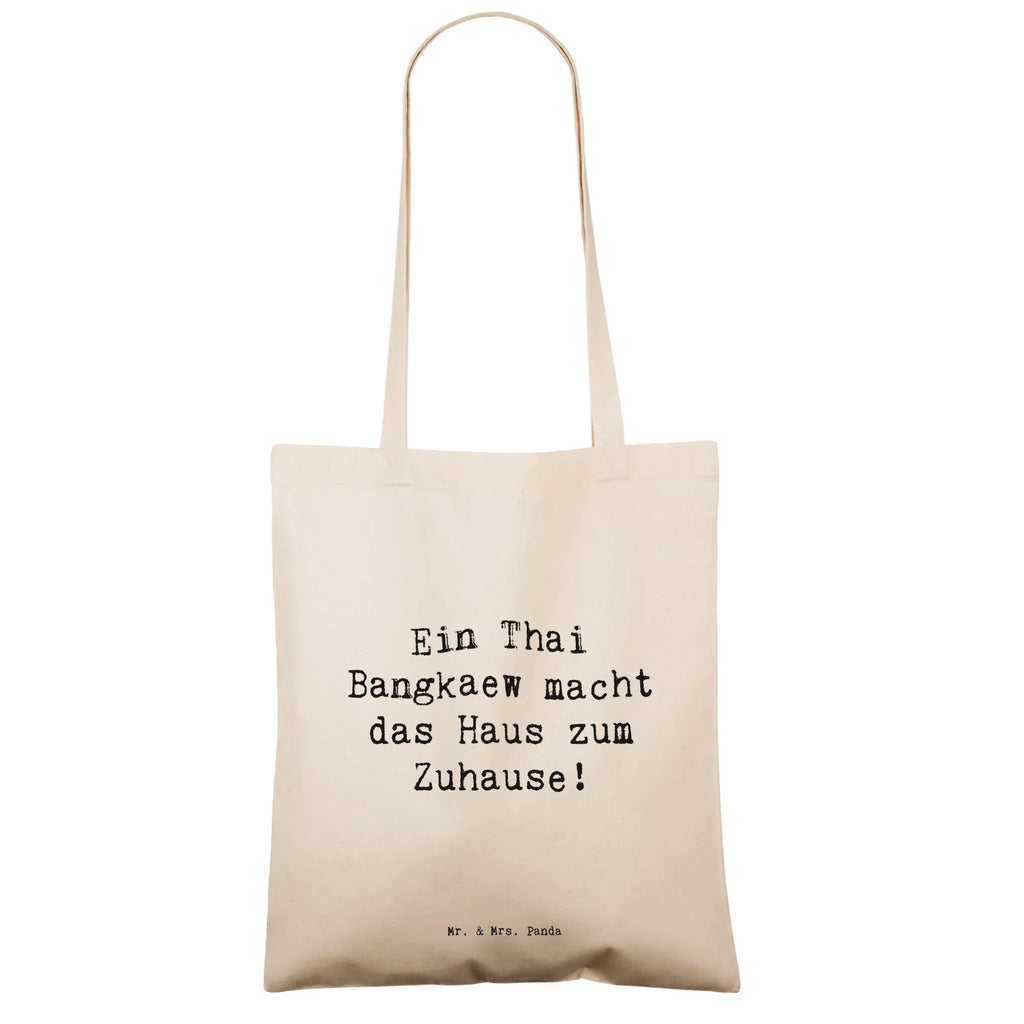 Tragetasche Spruch Thai Bangkaew Zuhause Beuteltasche, Beutel, Einkaufstasche, Jutebeutel, Stoffbeutel, Tasche, Shopper, Umhängetasche, Strandtasche, Schultertasche, Stofftasche, Tragetasche, Badetasche, Jutetasche, Einkaufstüte, Laptoptasche, Hund, Hunderasse, Rassehund, Hundebesitzer, Geschenk, Tierfreund, Schenken, Welpe