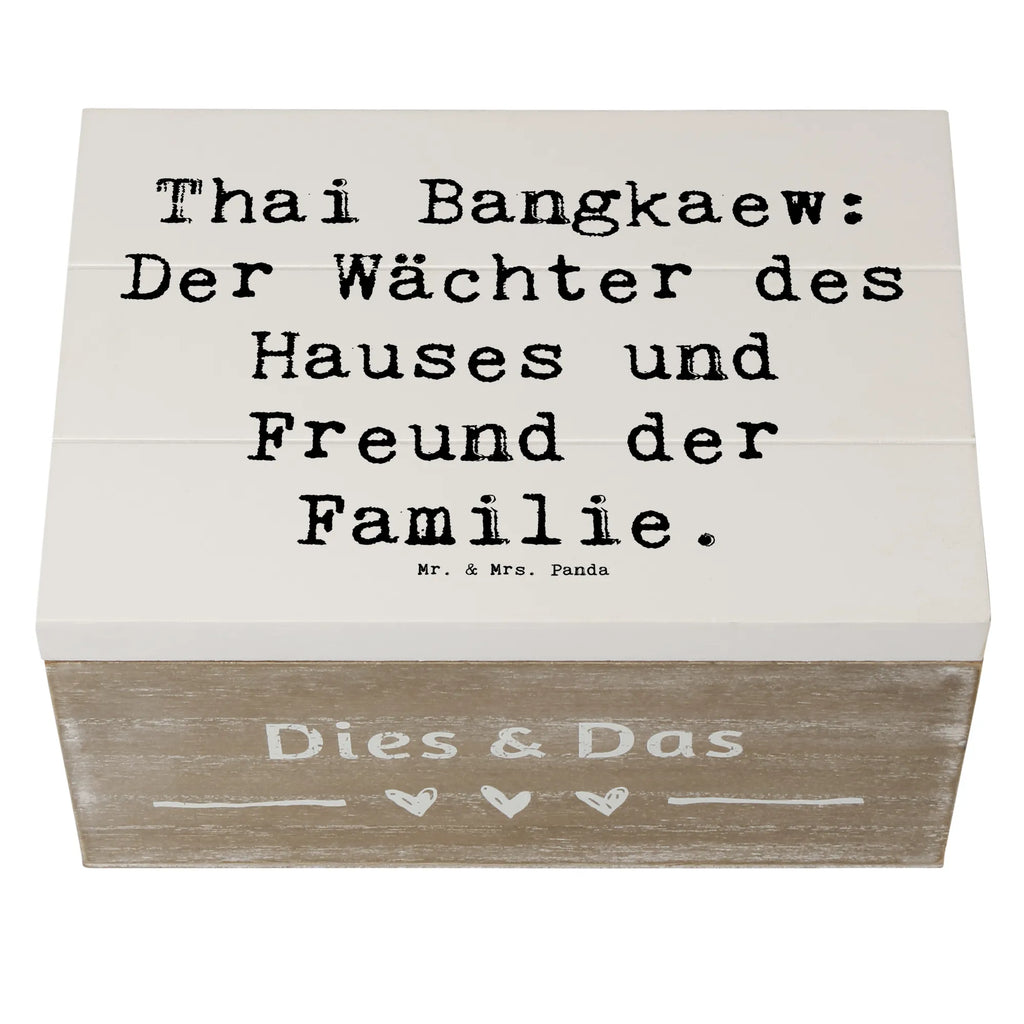 Holzkiste Spruch Thai Bangkaew Wächter Holzkiste, Kiste, Schatzkiste, Truhe, Schatulle, XXL, Erinnerungsbox, Erinnerungskiste, Dekokiste, Aufbewahrungsbox, Geschenkbox, Geschenkdose, Hund, Hunderasse, Rassehund, Hundebesitzer, Geschenk, Tierfreund, Schenken, Welpe