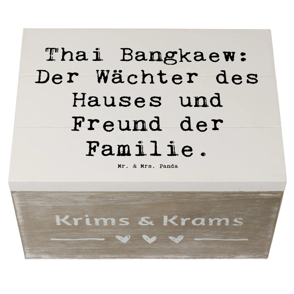 Holzkiste Spruch Thai Bangkaew Wächter Holzkiste, Kiste, Schatzkiste, Truhe, Schatulle, XXL, Erinnerungsbox, Erinnerungskiste, Dekokiste, Aufbewahrungsbox, Geschenkbox, Geschenkdose, Hund, Hunderasse, Rassehund, Hundebesitzer, Geschenk, Tierfreund, Schenken, Welpe