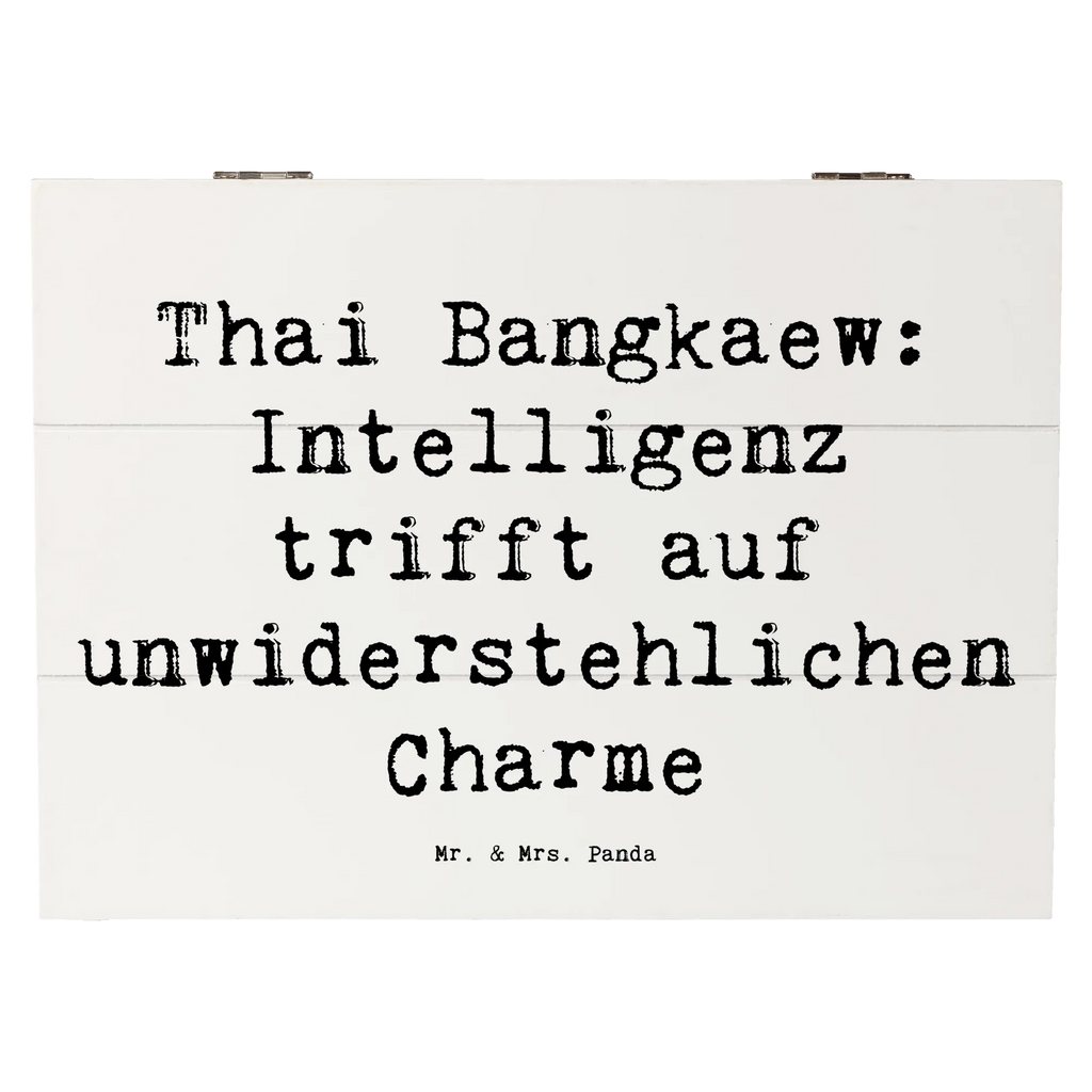 Holzkiste Spruch Thai Bangkaew Charme Holzkiste, Kiste, Schatzkiste, Truhe, Schatulle, XXL, Erinnerungsbox, Erinnerungskiste, Dekokiste, Aufbewahrungsbox, Geschenkbox, Geschenkdose, Hund, Hunderasse, Rassehund, Hundebesitzer, Geschenk, Tierfreund, Schenken, Welpe