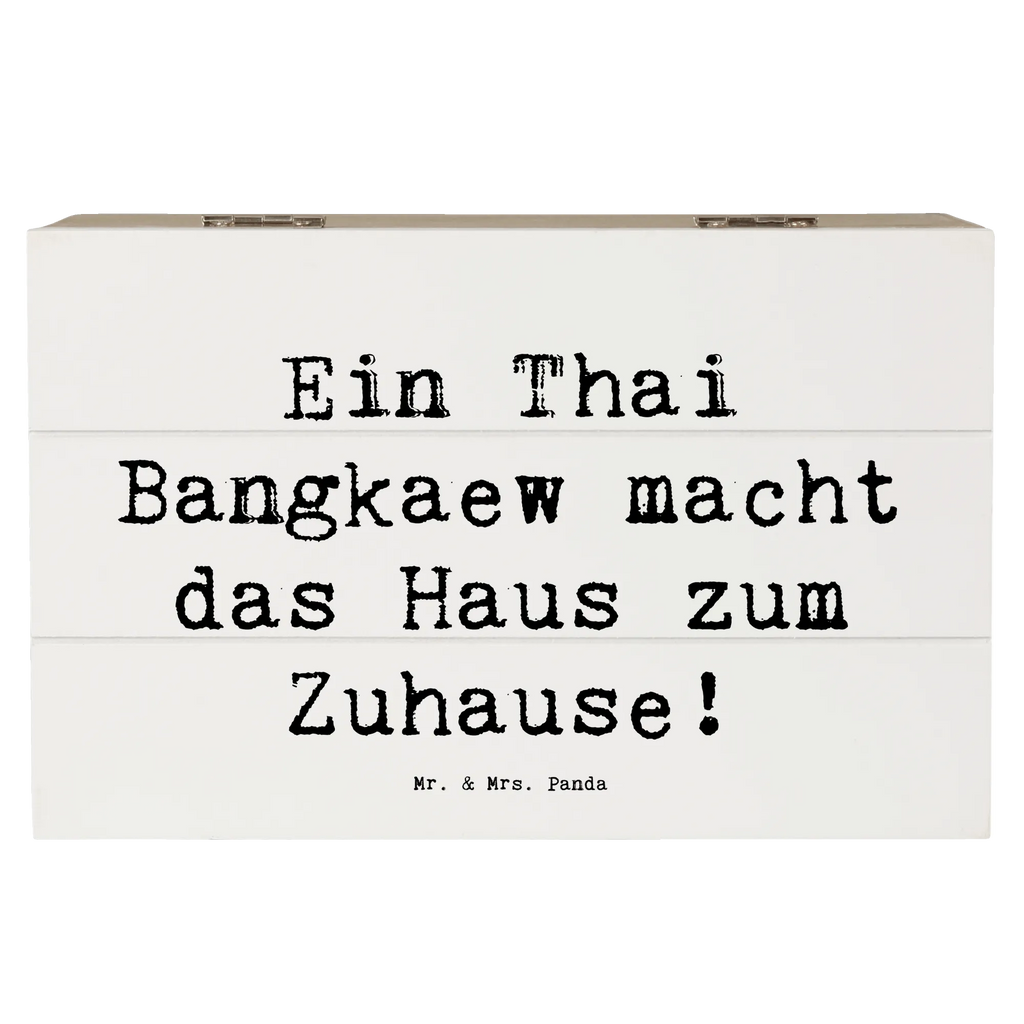 Holzkiste Spruch Thai Bangkaew Zuhause Holzkiste, Kiste, Schatzkiste, Truhe, Schatulle, XXL, Erinnerungsbox, Erinnerungskiste, Dekokiste, Aufbewahrungsbox, Geschenkbox, Geschenkdose, Hund, Hunderasse, Rassehund, Hundebesitzer, Geschenk, Tierfreund, Schenken, Welpe