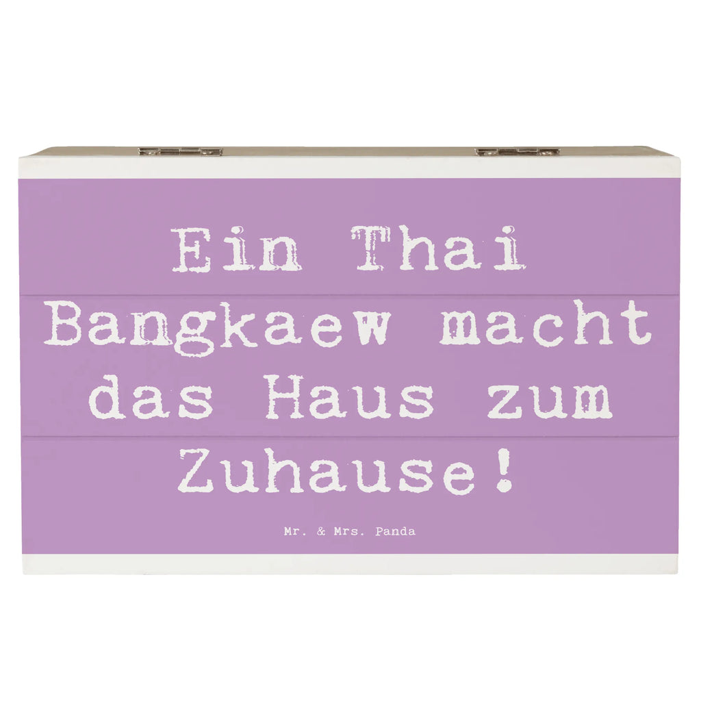 Holzkiste Spruch Thai Bangkaew Zuhause Holzkiste, Kiste, Schatzkiste, Truhe, Schatulle, XXL, Erinnerungsbox, Erinnerungskiste, Dekokiste, Aufbewahrungsbox, Geschenkbox, Geschenkdose, Hund, Hunderasse, Rassehund, Hundebesitzer, Geschenk, Tierfreund, Schenken, Welpe