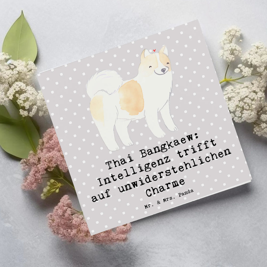 Deluxe Karte Thai Bangkaew Charme Karte, Grußkarte, Klappkarte, Einladungskarte, Glückwunschkarte, Hochzeitskarte, Geburtstagskarte, Hochwertige Grußkarte, Hochwertige Klappkarte, Hund, Hunderasse, Rassehund, Hundebesitzer, Geschenk, Tierfreund, Schenken, Welpe