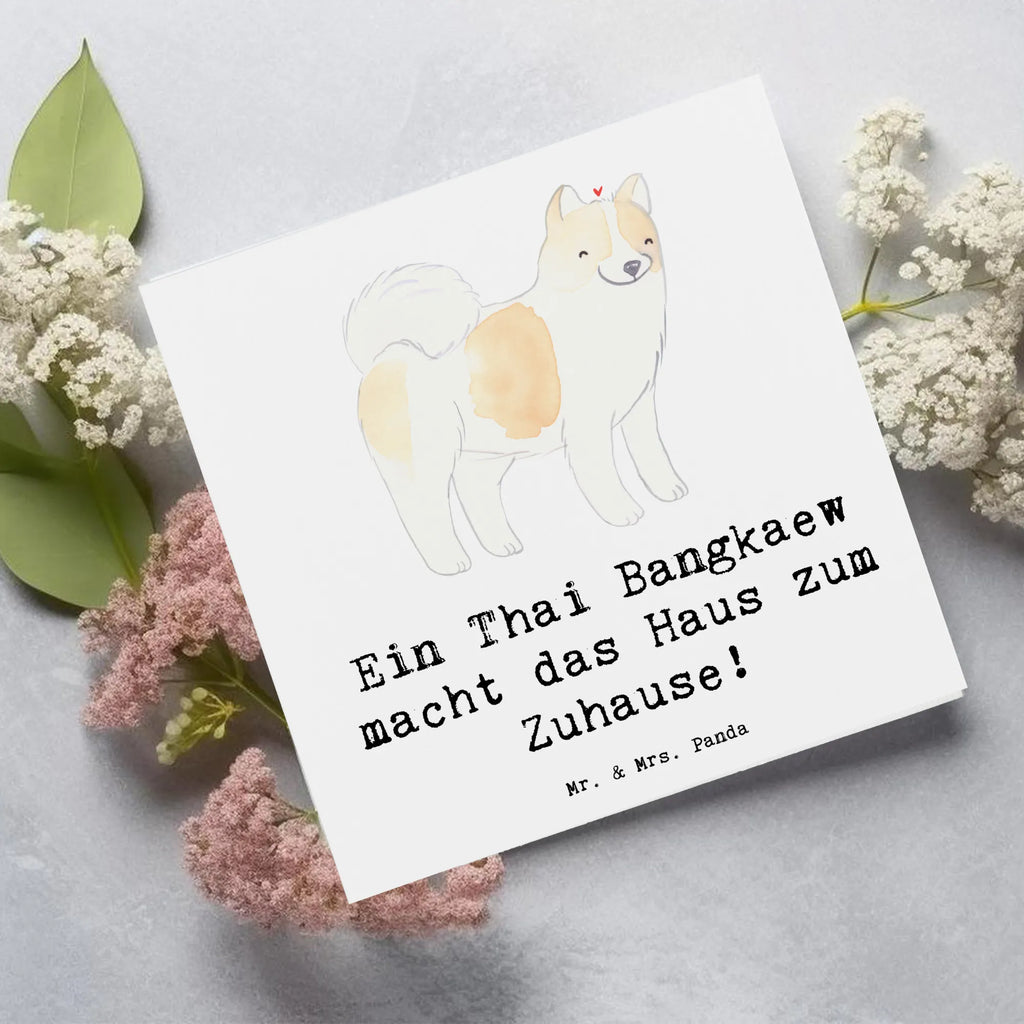 Deluxe Karte Thai Bangkaew Zuhause Karte, Grußkarte, Klappkarte, Einladungskarte, Glückwunschkarte, Hochzeitskarte, Geburtstagskarte, Hochwertige Grußkarte, Hochwertige Klappkarte, Hund, Hunderasse, Rassehund, Hundebesitzer, Geschenk, Tierfreund, Schenken, Welpe