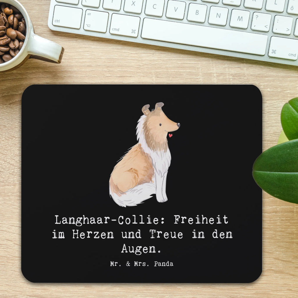 Mauspad Langhaar Collie Treue Mousepad, Computer zubehör, Büroausstattung, PC Zubehör, Arbeitszimmer, Mauspad, Einzigartiges Mauspad, Designer Mauspad, Mausunterlage, Mauspad Büro, Hund, Hunderasse, Rassehund, Hundebesitzer, Geschenk, Tierfreund, Schenken, Welpe