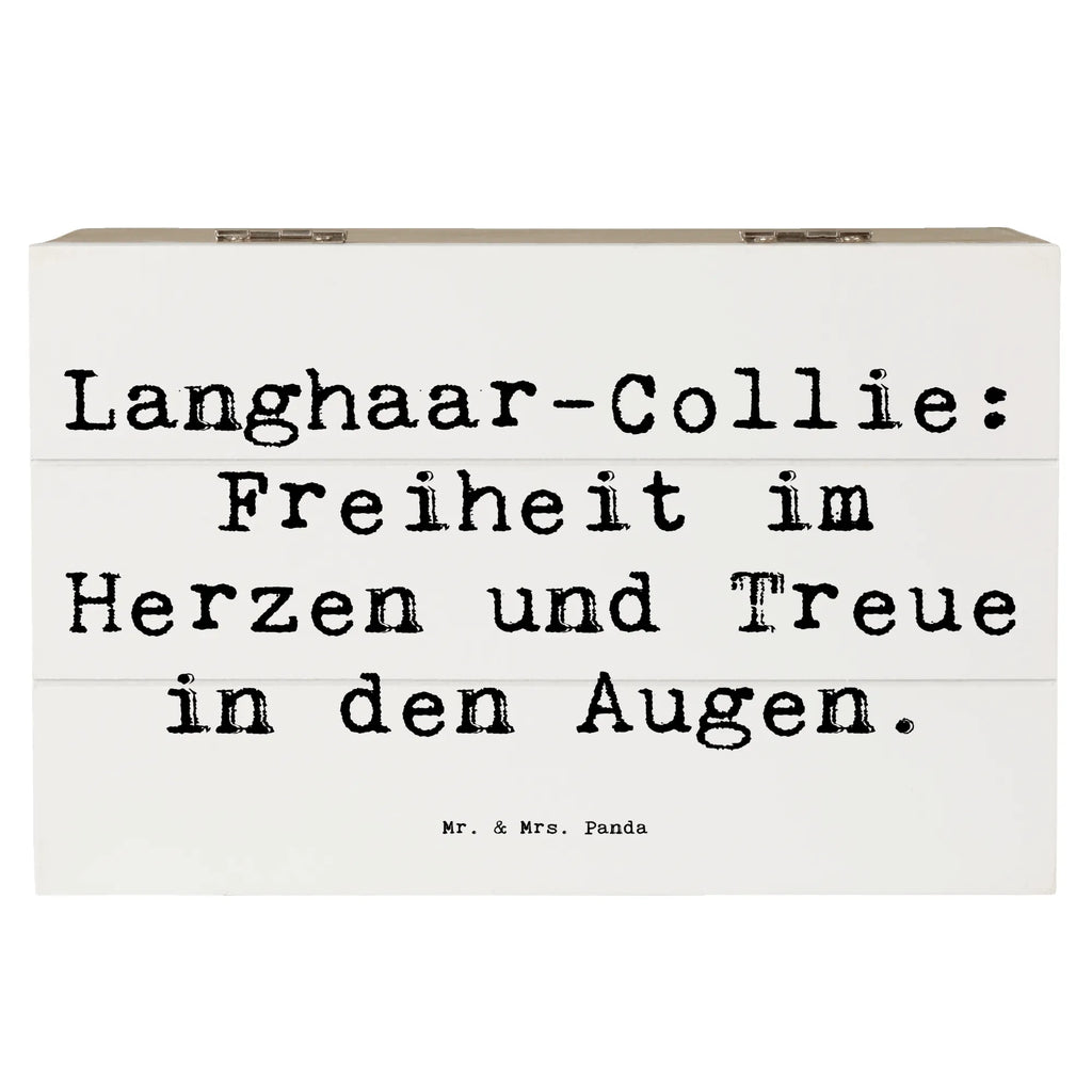 Holzkiste Spruch Langhaar Collie Treue Holzkiste, Kiste, Schatzkiste, Truhe, Schatulle, XXL, Erinnerungsbox, Erinnerungskiste, Dekokiste, Aufbewahrungsbox, Geschenkbox, Geschenkdose, Hund, Hunderasse, Rassehund, Hundebesitzer, Geschenk, Tierfreund, Schenken, Welpe