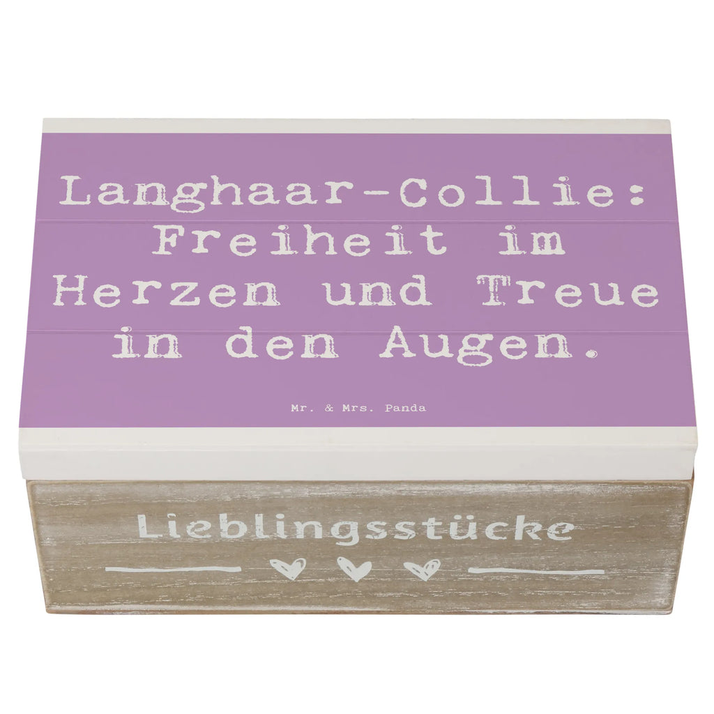 Holzkiste Spruch Langhaar Collie Treue Holzkiste, Kiste, Schatzkiste, Truhe, Schatulle, XXL, Erinnerungsbox, Erinnerungskiste, Dekokiste, Aufbewahrungsbox, Geschenkbox, Geschenkdose, Hund, Hunderasse, Rassehund, Hundebesitzer, Geschenk, Tierfreund, Schenken, Welpe