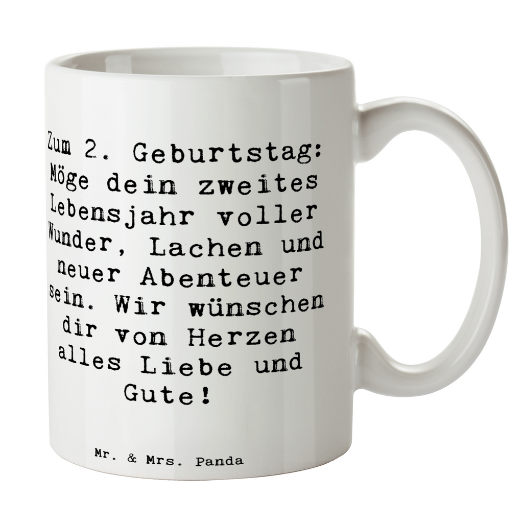 Tasse Spruch 2. Geburtstag Wünsche Tasse, Kaffeetasse, Teetasse, Becher, Kaffeebecher, Teebecher, Keramiktasse, Porzellantasse, Büro Tasse, Geschenk Tasse, Tasse Sprüche, Tasse Motive, Kaffeetassen, Tasse bedrucken, Designer Tasse, Cappuccino Tassen, Schöne Teetassen, Geburtstag, Geburtstagsgeschenk, Geschenk