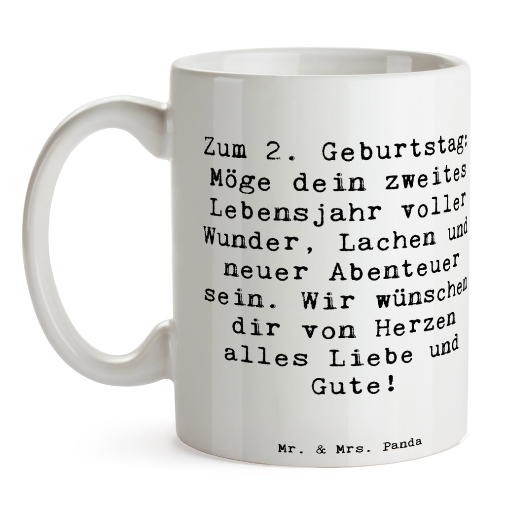 Tasse Spruch 2. Geburtstag Wünsche Tasse, Kaffeetasse, Teetasse, Becher, Kaffeebecher, Teebecher, Keramiktasse, Porzellantasse, Büro Tasse, Geschenk Tasse, Tasse Sprüche, Tasse Motive, Kaffeetassen, Tasse bedrucken, Designer Tasse, Cappuccino Tassen, Schöne Teetassen, Geburtstag, Geburtstagsgeschenk, Geschenk