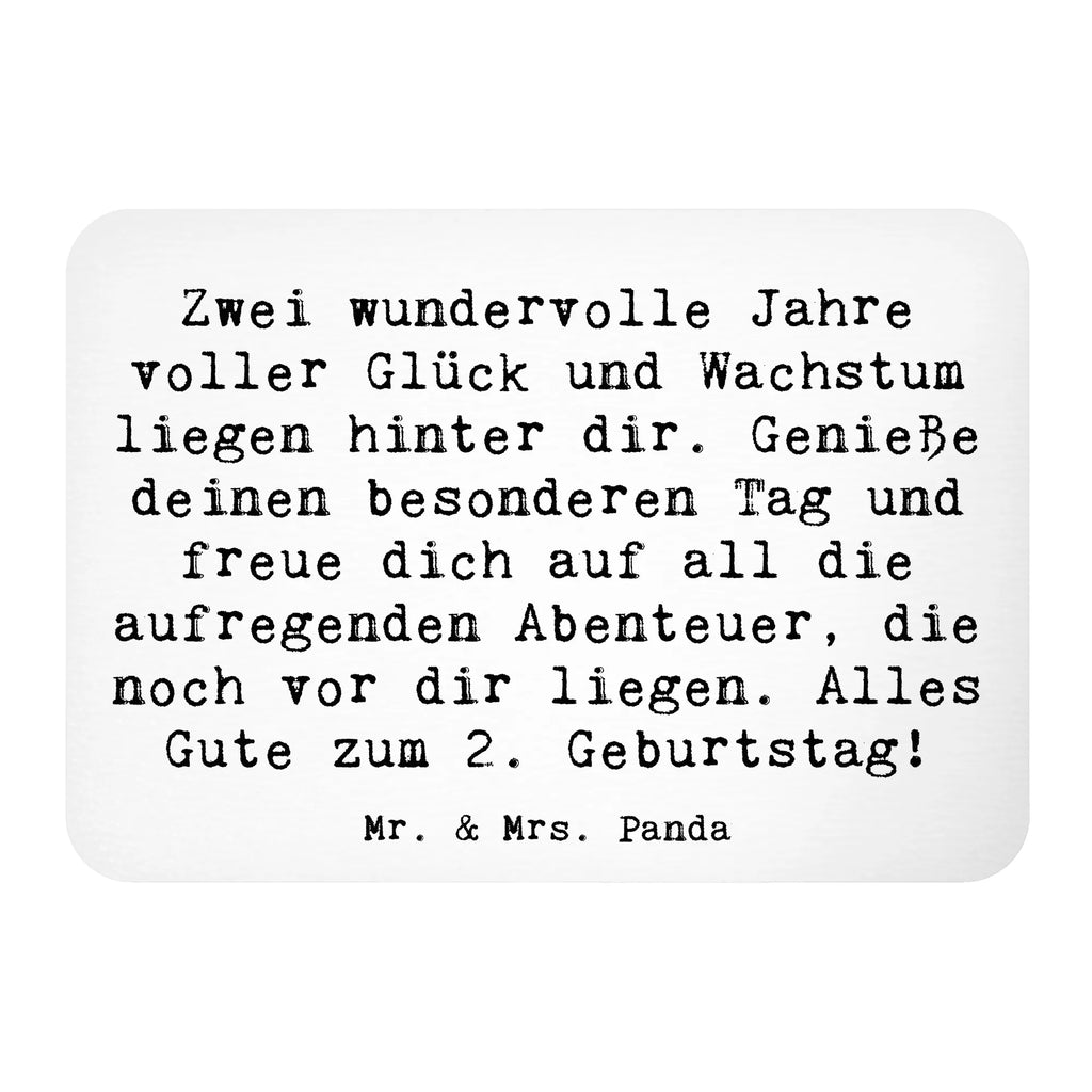 Magnet Spruch 2. Geburtstag Kühlschrankmagnet, Pinnwandmagnet, Souvenir Magnet, Motivmagnete, Dekomagnet, Whiteboard Magnet, Notiz Magnet, Kühlschrank Dekoration, Geburtstag, Geburtstagsgeschenk, Geschenk