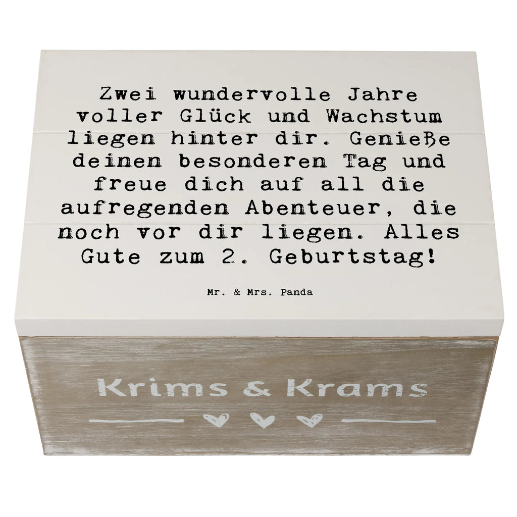 Holzkiste Spruch 2. Geburtstag Holzkiste, Kiste, Schatzkiste, Truhe, Schatulle, XXL, Erinnerungsbox, Erinnerungskiste, Dekokiste, Aufbewahrungsbox, Geschenkbox, Geschenkdose, Geburtstag, Geburtstagsgeschenk, Geschenk