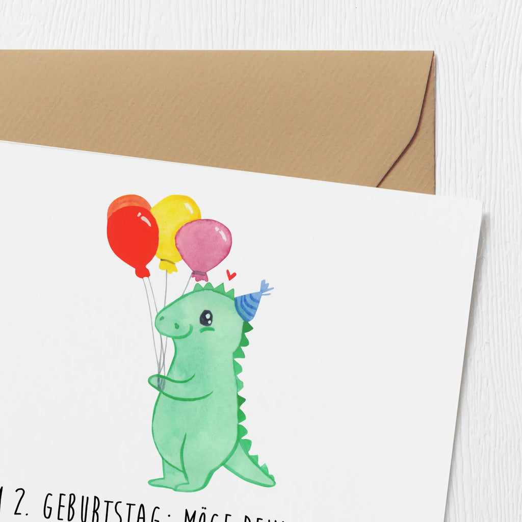 Deluxe Karte 2. Geburtstag Wünsche Karte, Grußkarte, Klappkarte, Einladungskarte, Glückwunschkarte, Hochzeitskarte, Geburtstagskarte, Hochwertige Grußkarte, Hochwertige Klappkarte, Geburtstag, Geburtstagsgeschenk, Geschenk