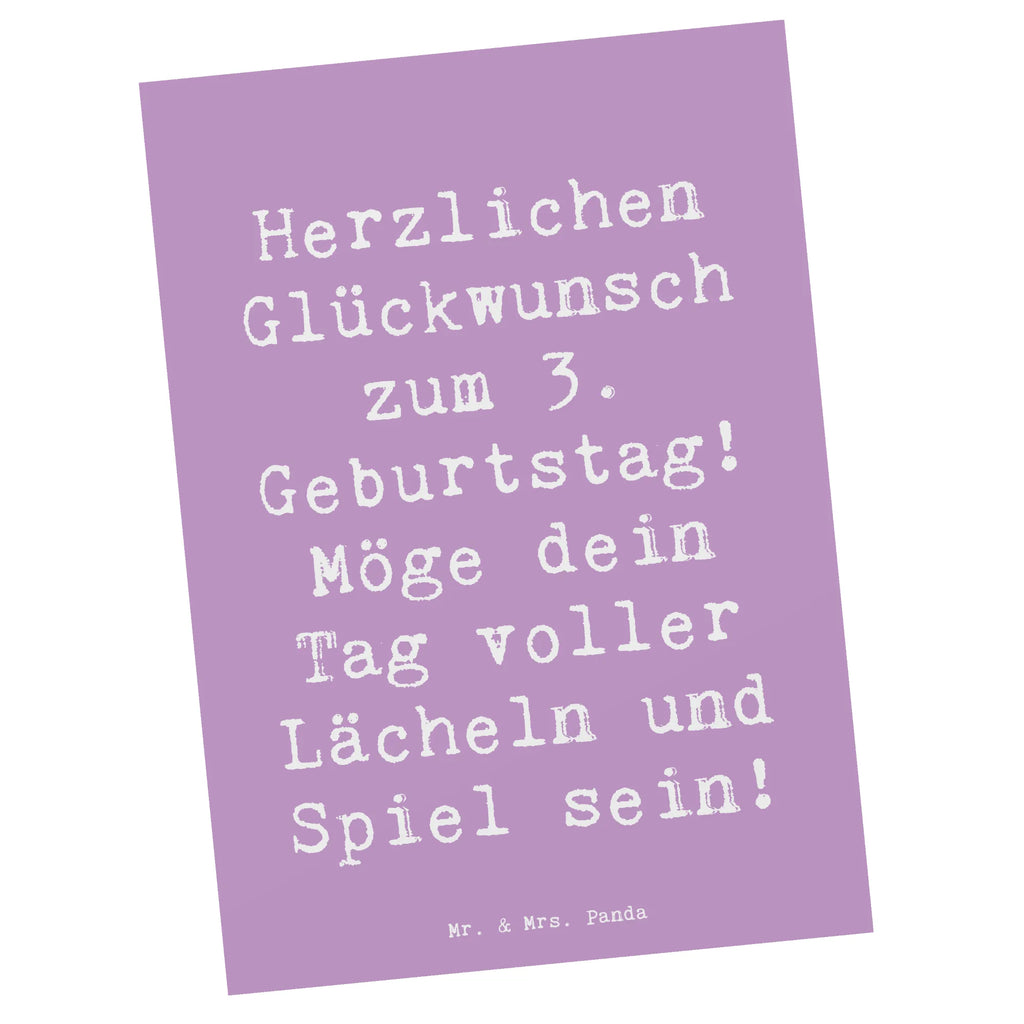 Postkarte Spruch 3. Geburtstag Lächeln und Spiel Postkarte, Karte, Geschenkkarte, Grußkarte, Einladung, Ansichtskarte, Geburtstagskarte, Einladungskarte, Dankeskarte, Ansichtskarten, Einladung Geburtstag, Einladungskarten Geburtstag, Geburtstag, Geburtstagsgeschenk, Geschenk