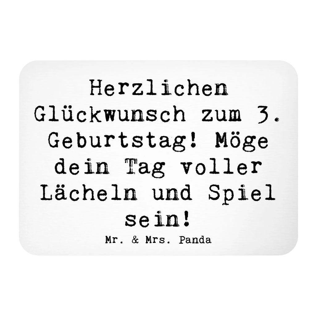 Magnet Spruch 3. Geburtstag Lächeln und Spiel Kühlschrankmagnet, Pinnwandmagnet, Souvenir Magnet, Motivmagnete, Dekomagnet, Whiteboard Magnet, Notiz Magnet, Kühlschrank Dekoration, Geburtstag, Geburtstagsgeschenk, Geschenk