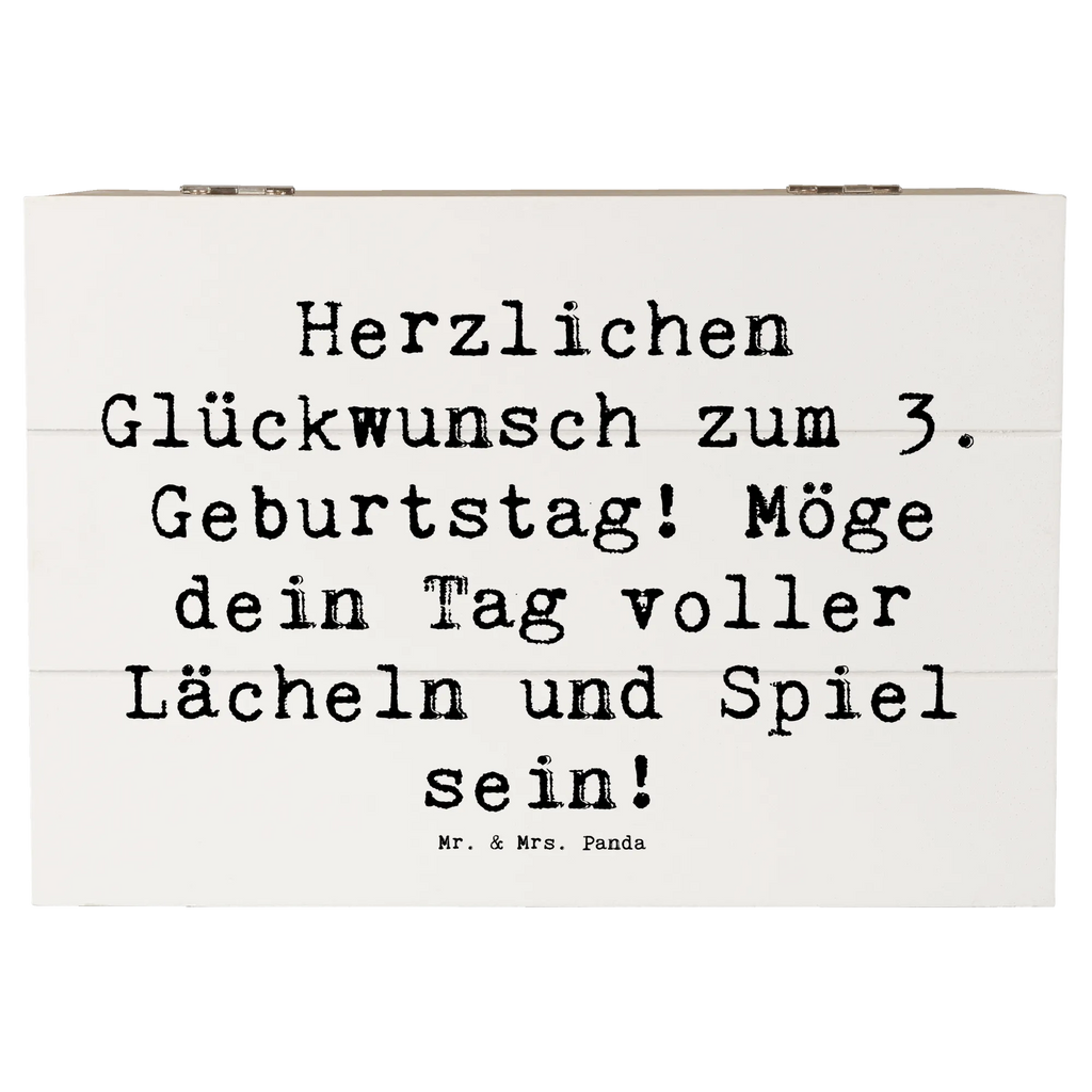 Holzkiste Spruch 3. Geburtstag Lächeln und Spiel Holzkiste, Kiste, Schatzkiste, Truhe, Schatulle, XXL, Erinnerungsbox, Erinnerungskiste, Dekokiste, Aufbewahrungsbox, Geschenkbox, Geschenkdose, Geburtstag, Geburtstagsgeschenk, Geschenk