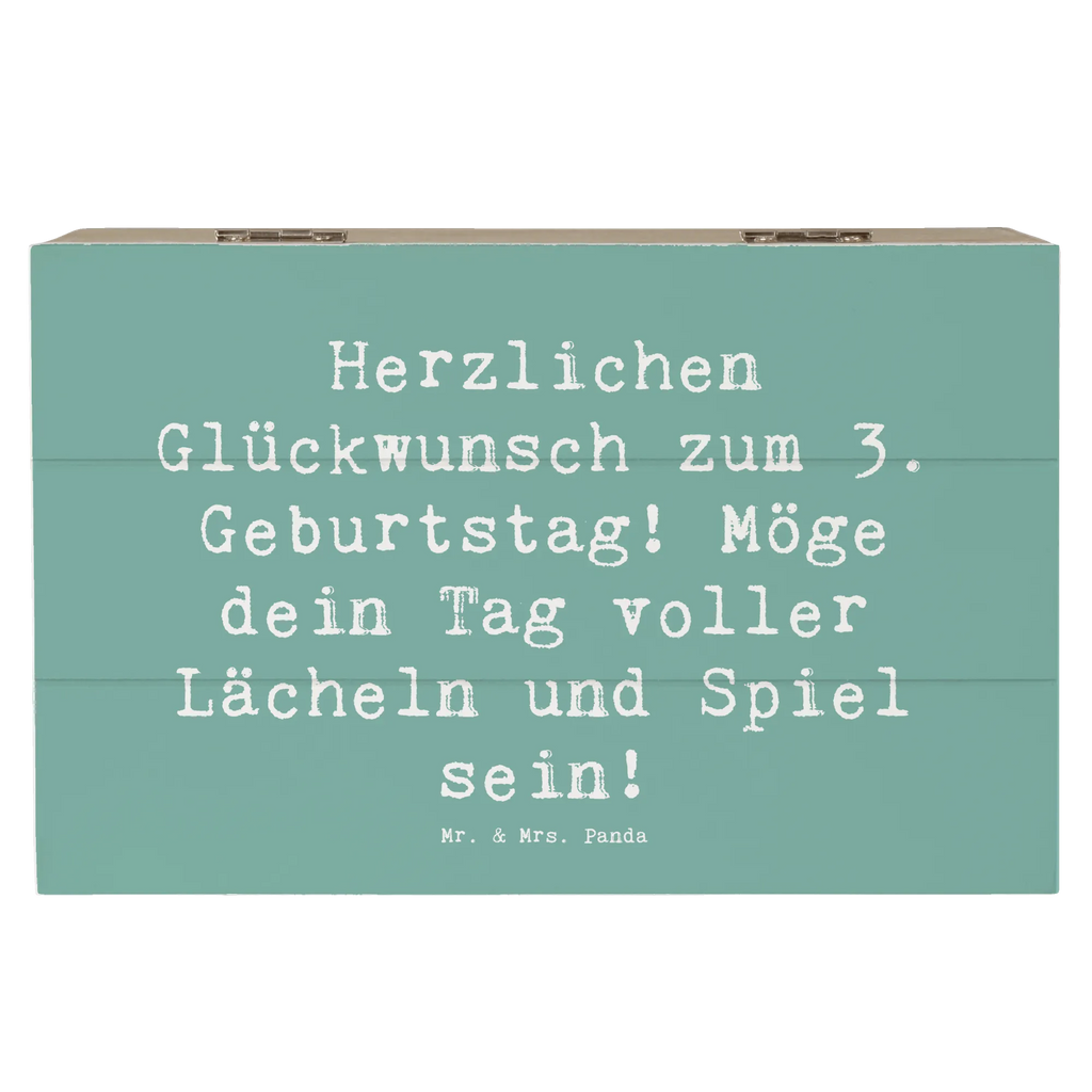 Holzkiste Spruch 3. Geburtstag Lächeln und Spiel Holzkiste, Kiste, Schatzkiste, Truhe, Schatulle, XXL, Erinnerungsbox, Erinnerungskiste, Dekokiste, Aufbewahrungsbox, Geschenkbox, Geschenkdose, Geburtstag, Geburtstagsgeschenk, Geschenk