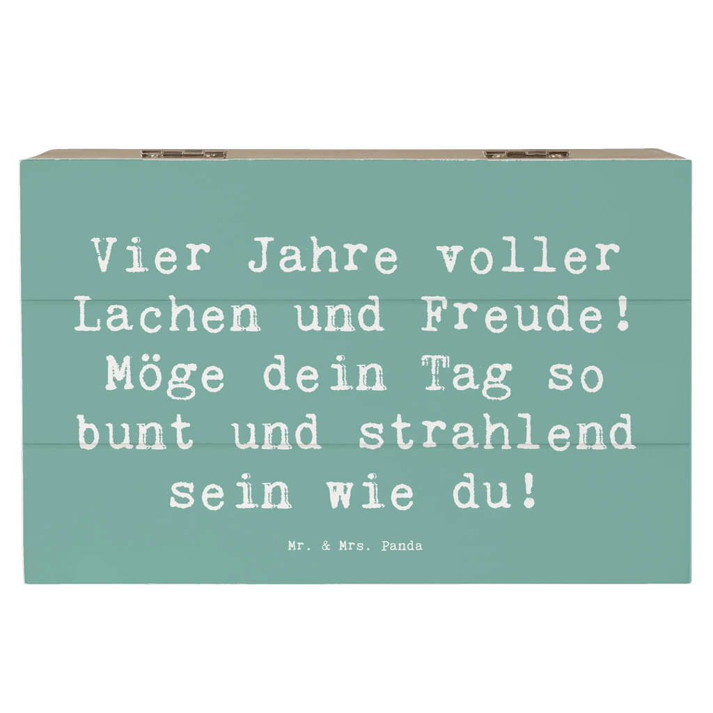 Holzkiste Spruch 4. Geburtstag Freude Holzkiste, Kiste, Schatzkiste, Truhe, Schatulle, XXL, Erinnerungsbox, Erinnerungskiste, Dekokiste, Aufbewahrungsbox, Geschenkbox, Geschenkdose, Geburtstag, Geburtstagsgeschenk, Geschenk