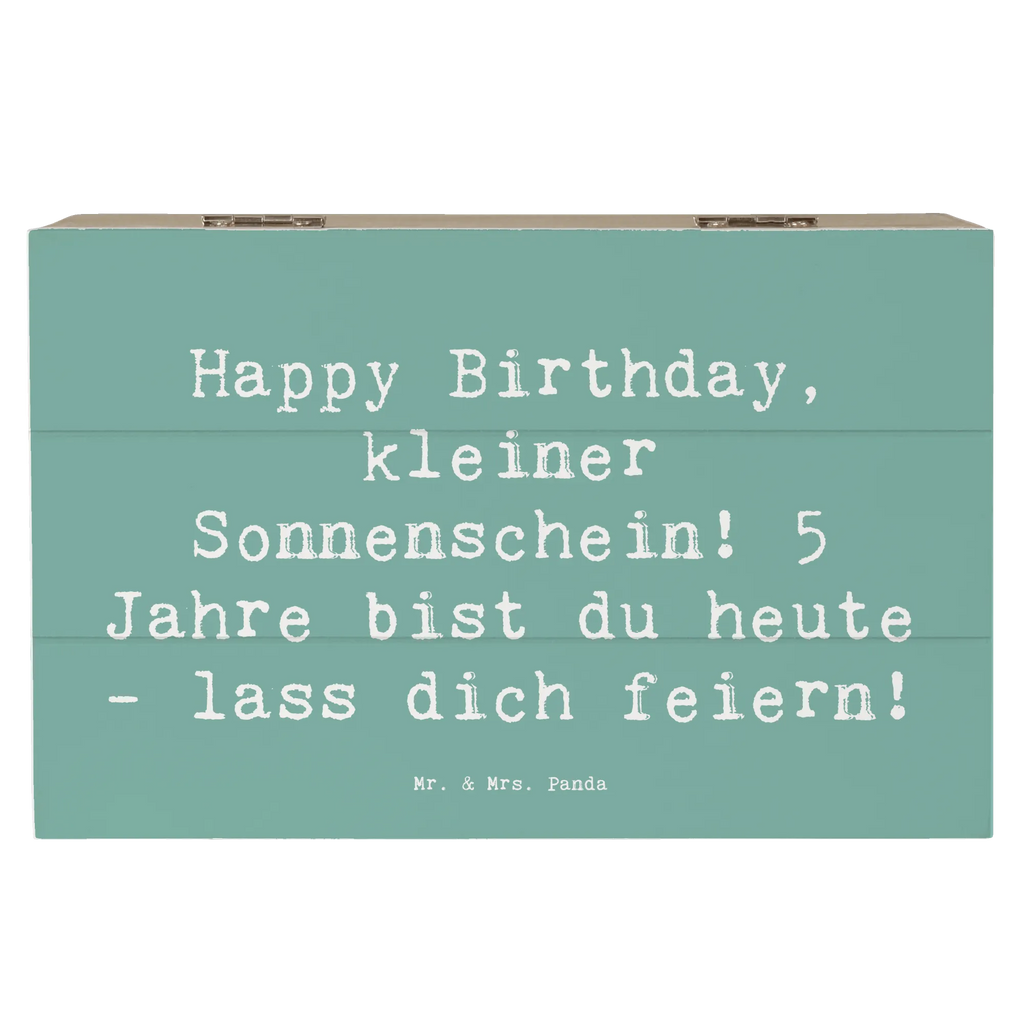 Holzkiste Spruch 5. Geburtstag Sonnenschein Holzkiste, Kiste, Schatzkiste, Truhe, Schatulle, XXL, Erinnerungsbox, Erinnerungskiste, Dekokiste, Aufbewahrungsbox, Geschenkbox, Geschenkdose, Geburtstag, Geburtstagsgeschenk, Geschenk