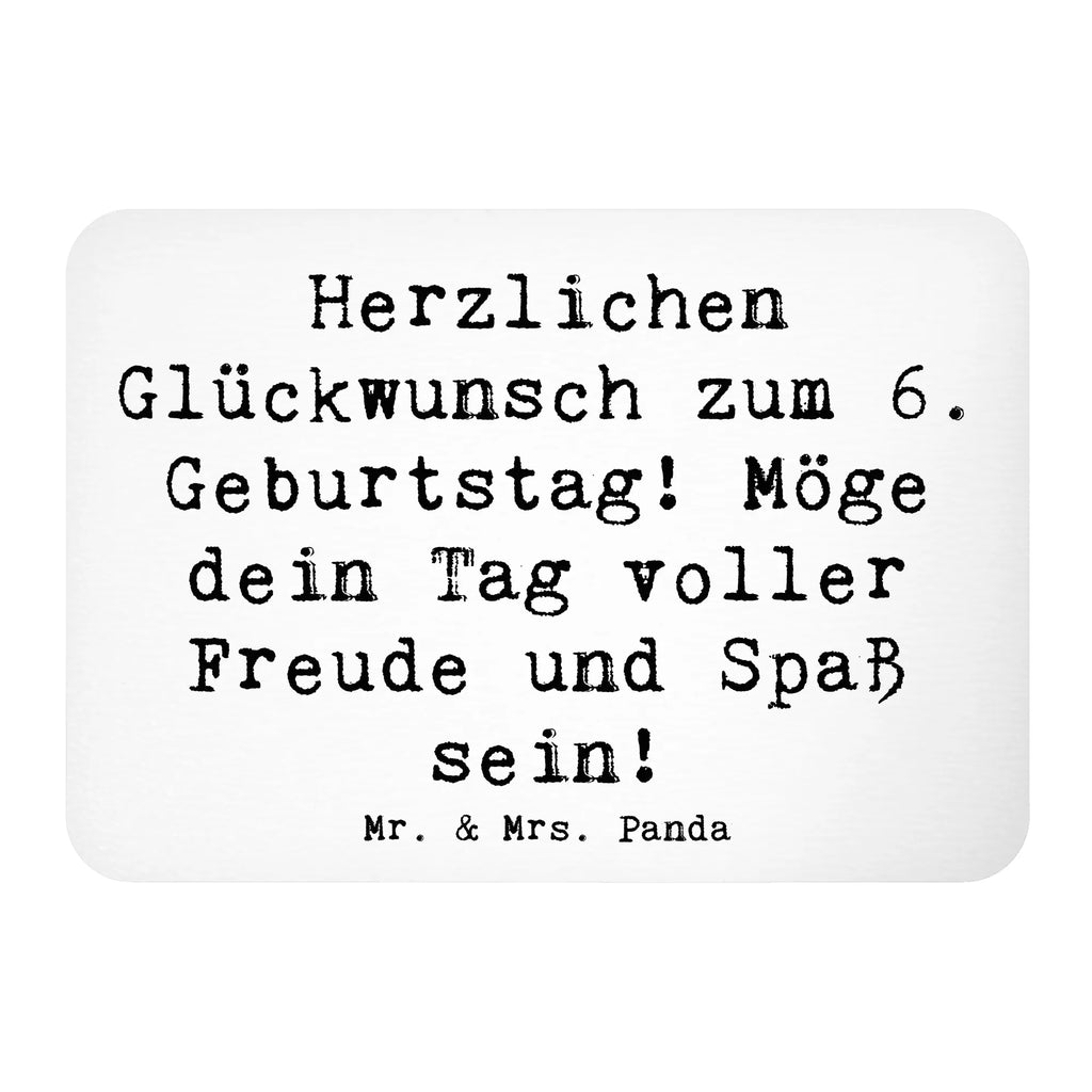 Magnet Spruch 6. Geburtstag Freude Kühlschrankmagnet, Pinnwandmagnet, Souvenir Magnet, Motivmagnete, Dekomagnet, Whiteboard Magnet, Notiz Magnet, Kühlschrank Dekoration, Geburtstag, Geburtstagsgeschenk, Geschenk