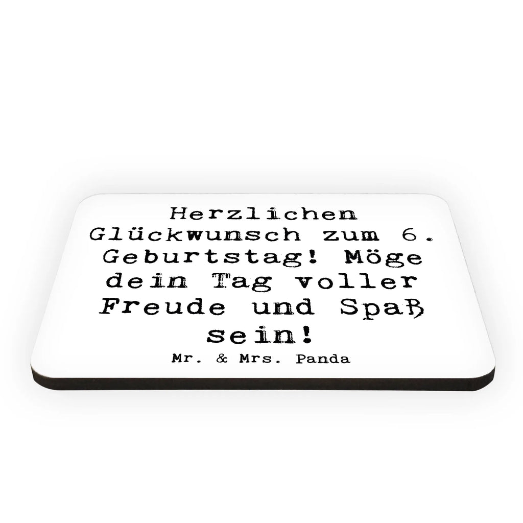 Magnet Spruch 6. Geburtstag Freude Kühlschrankmagnet, Pinnwandmagnet, Souvenir Magnet, Motivmagnete, Dekomagnet, Whiteboard Magnet, Notiz Magnet, Kühlschrank Dekoration, Geburtstag, Geburtstagsgeschenk, Geschenk