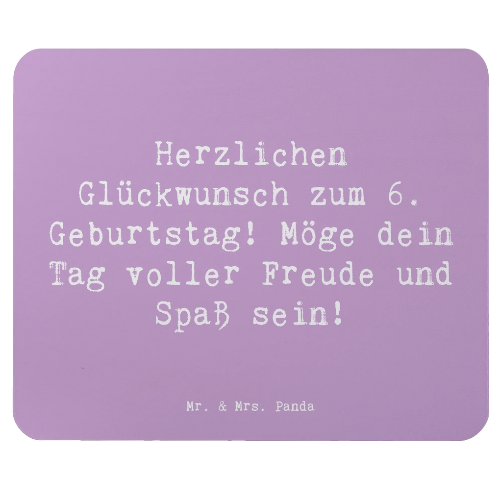 Mauspad Spruch 6. Geburtstag Freude Mousepad, Computer zubehör, Büroausstattung, PC Zubehör, Arbeitszimmer, Mauspad, Einzigartiges Mauspad, Designer Mauspad, Mausunterlage, Mauspad Büro, Geburtstag, Geburtstagsgeschenk, Geschenk