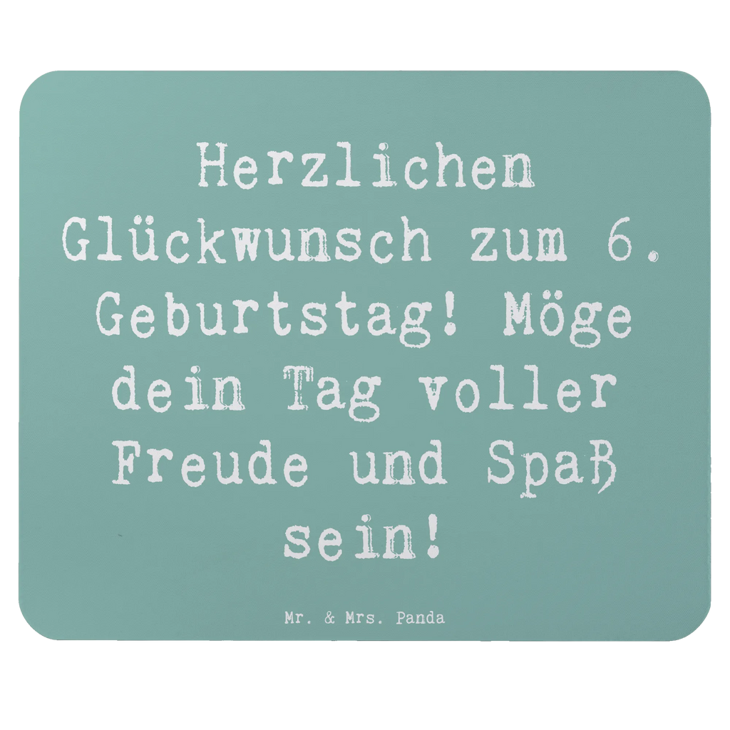 Mauspad Spruch 6. Geburtstag Freude Mousepad, Computer zubehör, Büroausstattung, PC Zubehör, Arbeitszimmer, Mauspad, Einzigartiges Mauspad, Designer Mauspad, Mausunterlage, Mauspad Büro, Geburtstag, Geburtstagsgeschenk, Geschenk