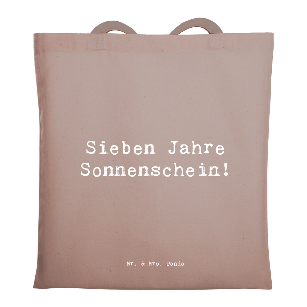 Tragetasche Spruch 7. Geburtstag Sonnenschein Beuteltasche, Beutel, Einkaufstasche, Jutebeutel, Stoffbeutel, Tasche, Shopper, Umhängetasche, Strandtasche, Schultertasche, Stofftasche, Tragetasche, Badetasche, Jutetasche, Einkaufstüte, Laptoptasche, Geburtstag, Geburtstagsgeschenk, Geschenk