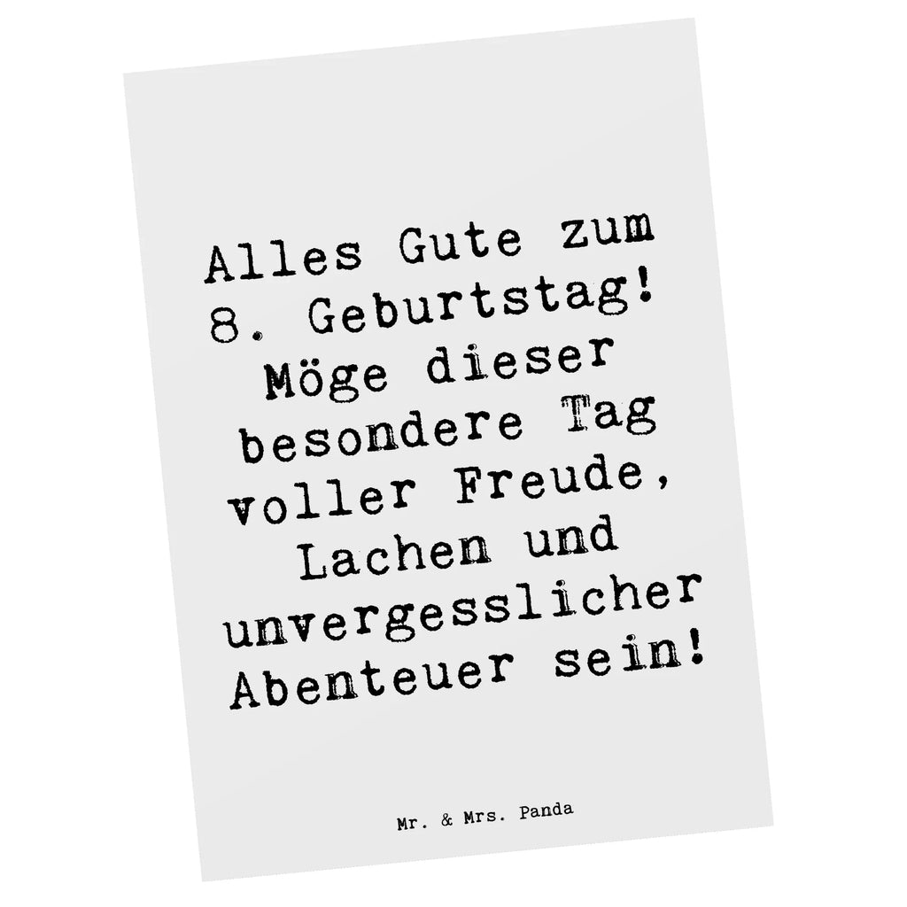 Postkarte Spruch 8. Geburtstag Abenteuer Postkarte, Karte, Geschenkkarte, Grußkarte, Einladung, Ansichtskarte, Geburtstagskarte, Einladungskarte, Dankeskarte, Ansichtskarten, Einladung Geburtstag, Einladungskarten Geburtstag, Geburtstag, Geburtstagsgeschenk, Geschenk