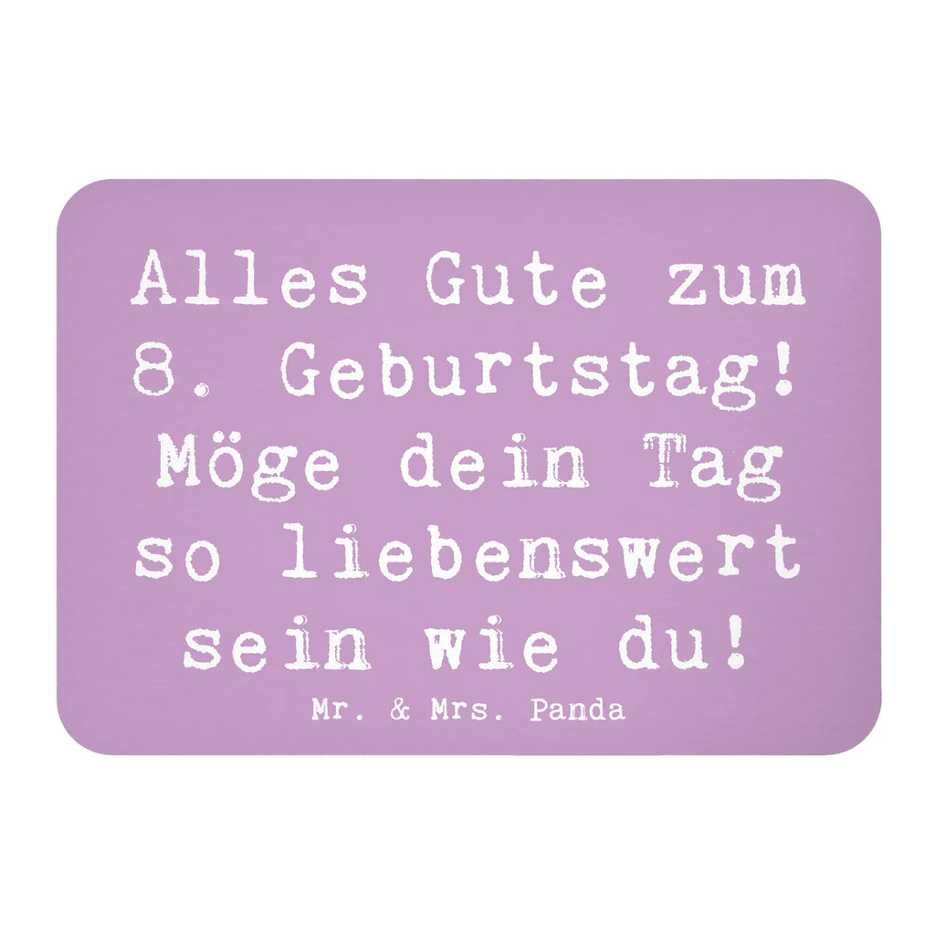 Magnet Spruch 8. Geburtstag Kühlschrankmagnet, Pinnwandmagnet, Souvenir Magnet, Motivmagnete, Dekomagnet, Whiteboard Magnet, Notiz Magnet, Kühlschrank Dekoration, Geburtstag, Geburtstagsgeschenk, Geschenk