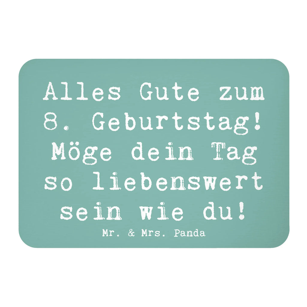 Magnet Spruch 8. Geburtstag Kühlschrankmagnet, Pinnwandmagnet, Souvenir Magnet, Motivmagnete, Dekomagnet, Whiteboard Magnet, Notiz Magnet, Kühlschrank Dekoration, Geburtstag, Geburtstagsgeschenk, Geschenk