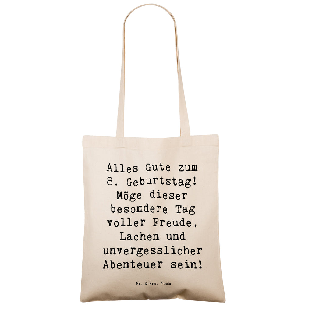 Tragetasche Spruch 8. Geburtstag Abenteuer Beuteltasche, Beutel, Einkaufstasche, Jutebeutel, Stoffbeutel, Tasche, Shopper, Umhängetasche, Strandtasche, Schultertasche, Stofftasche, Tragetasche, Badetasche, Jutetasche, Einkaufstüte, Laptoptasche, Geburtstag, Geburtstagsgeschenk, Geschenk